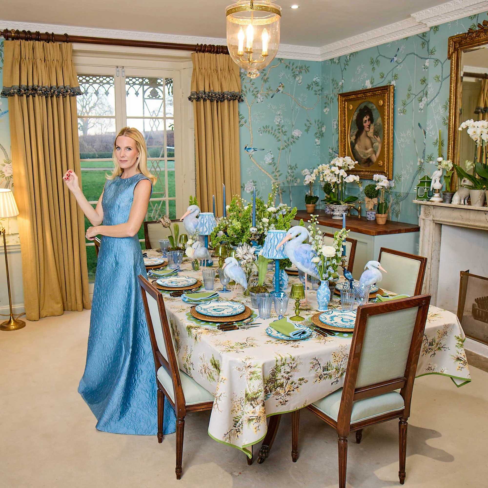 Blue Fluted Glassware (Set of 8) - Image 10