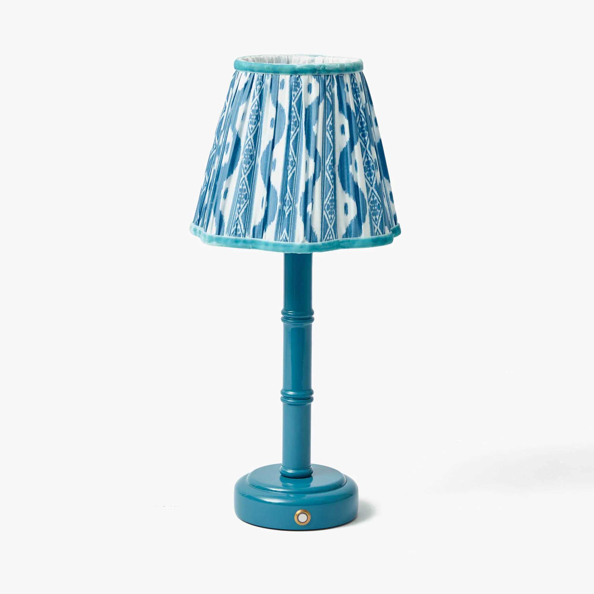 Blue Ikat Lampshade (18cm) - Image 16