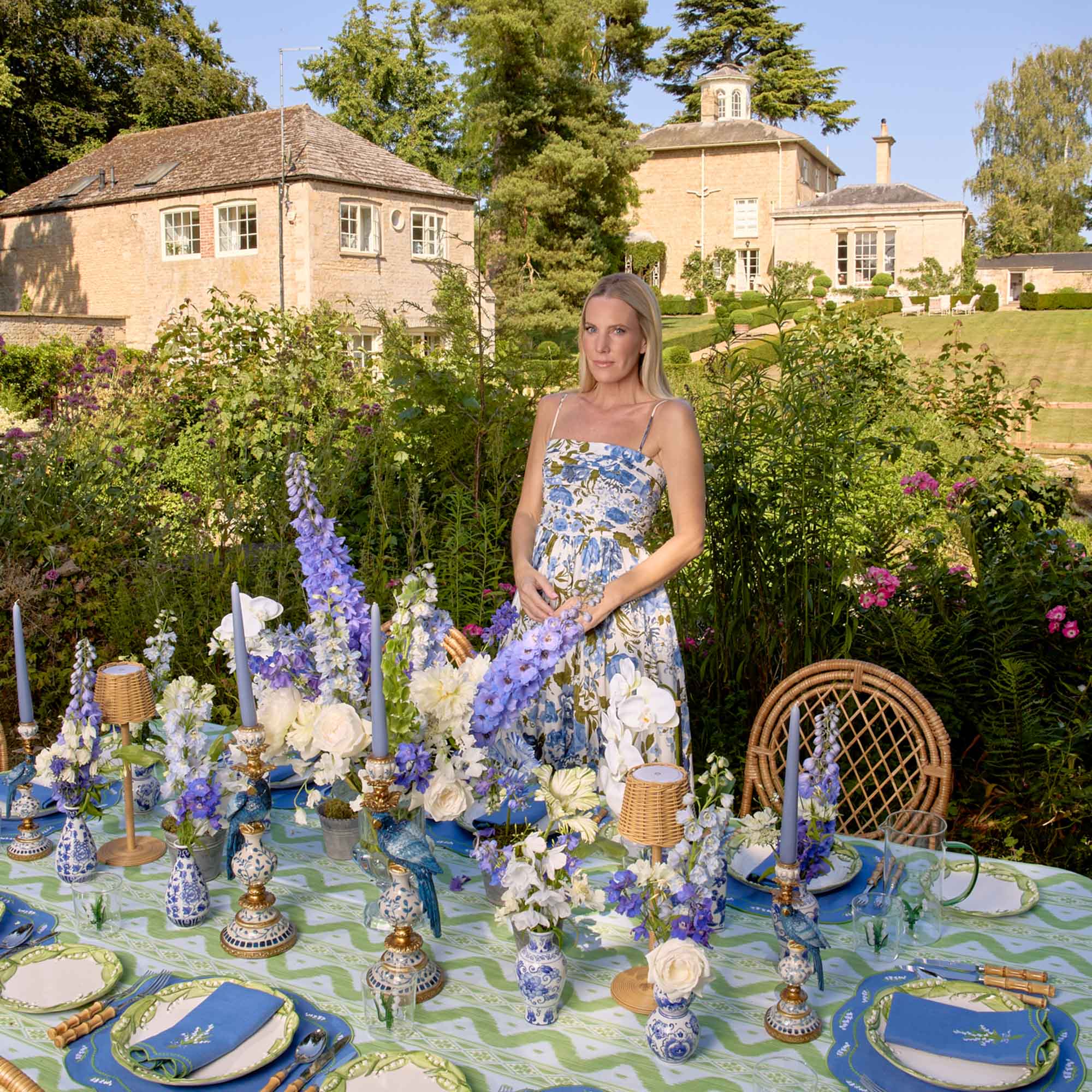 Faux Orchid in Chinoiserie Vase - Image 9