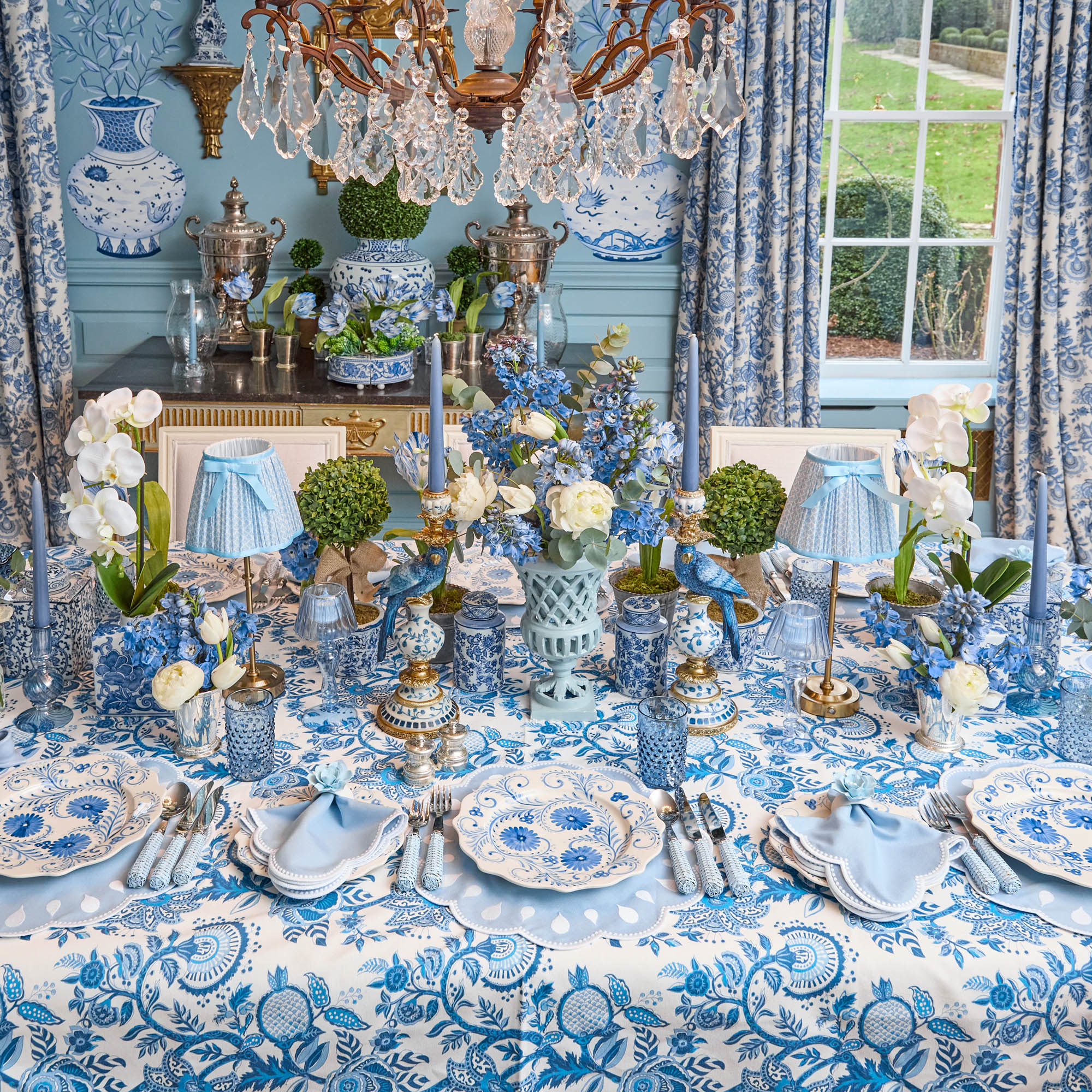 Dusty Blue Candles (Set of 8) - Image 22