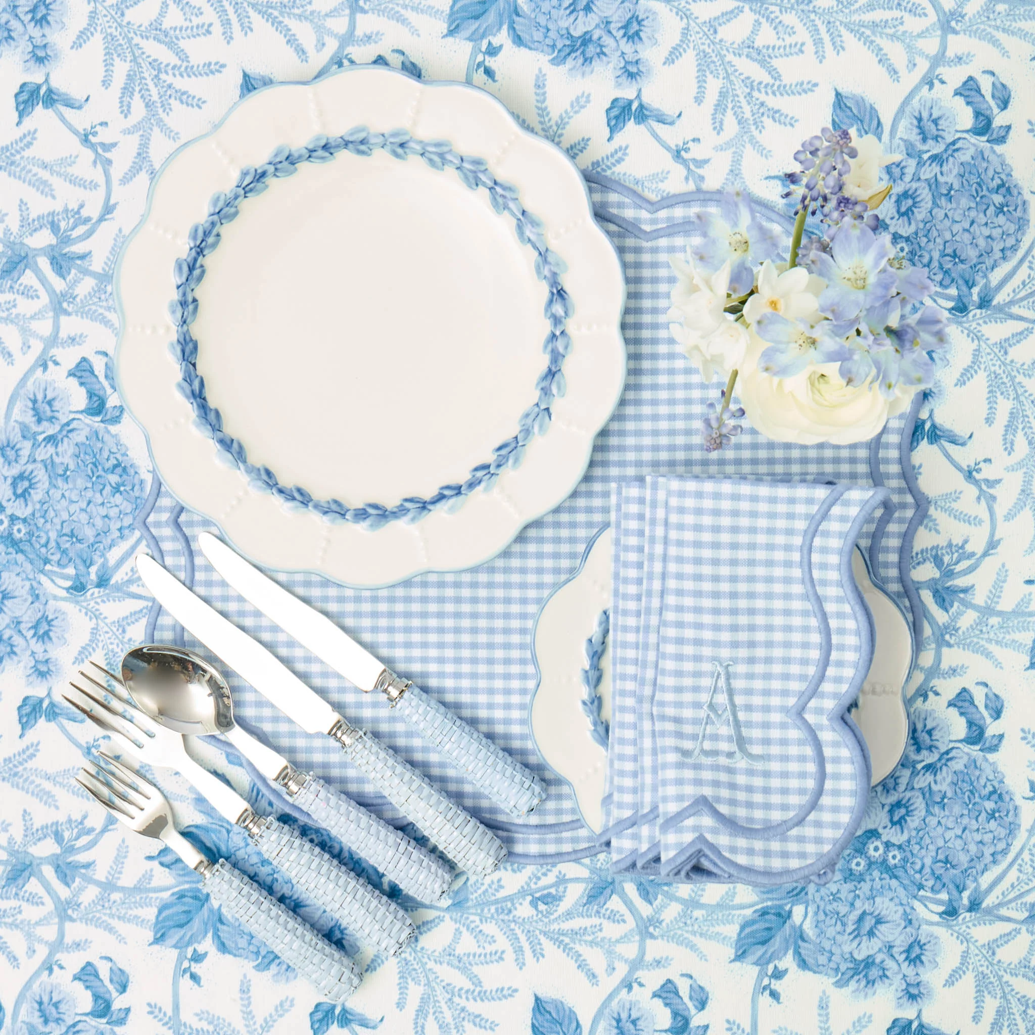 Blue Rattan Cutlery (5 Piece) - Image 4