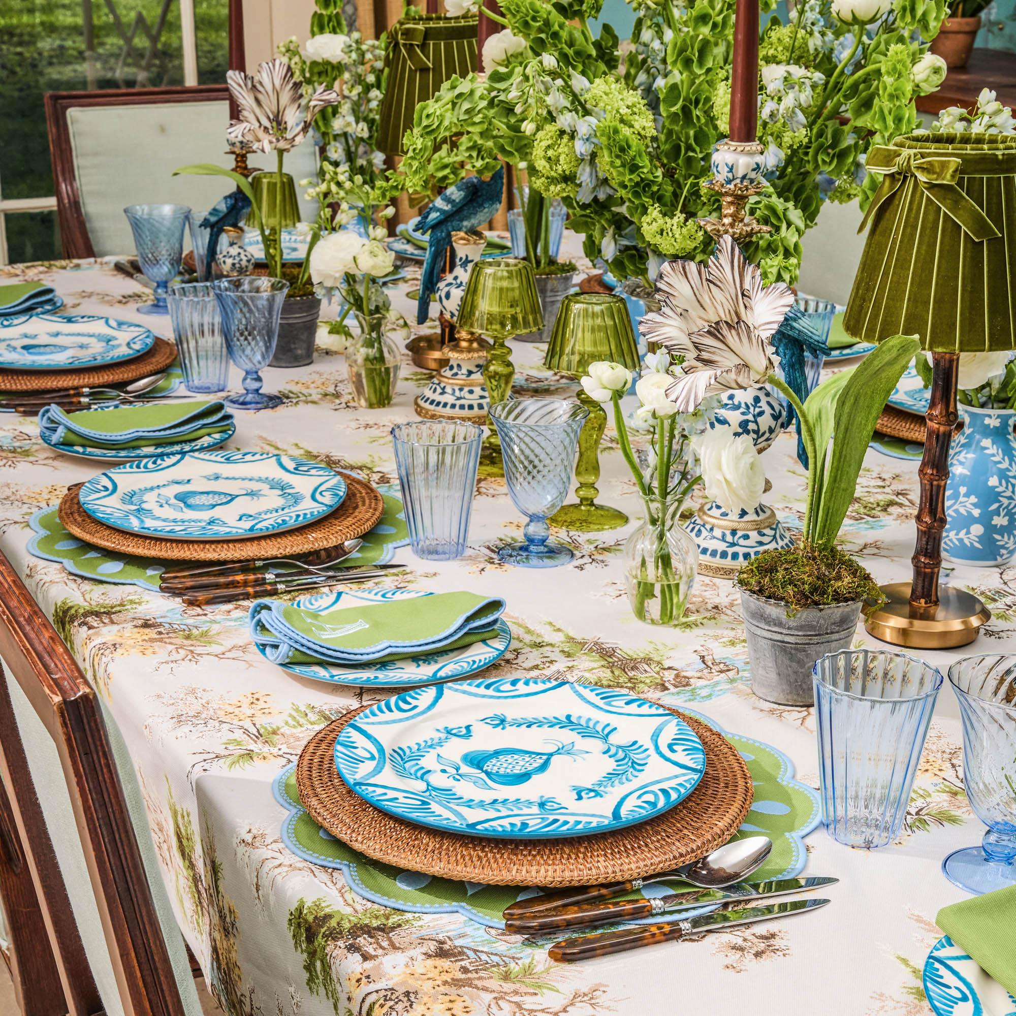 Blue Fluted Glassware (Set of 8) - Image 12