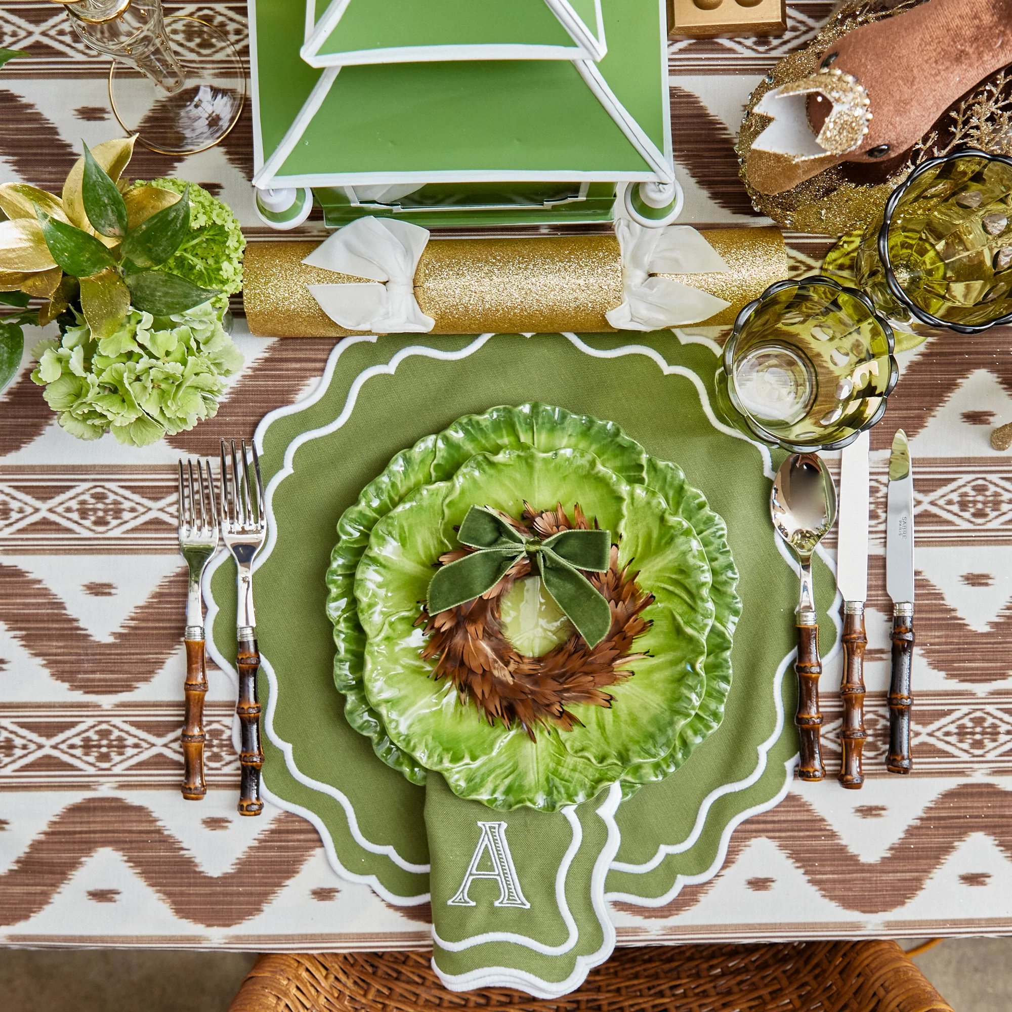 Serena Green Cabbage Starter Plate - Image 8