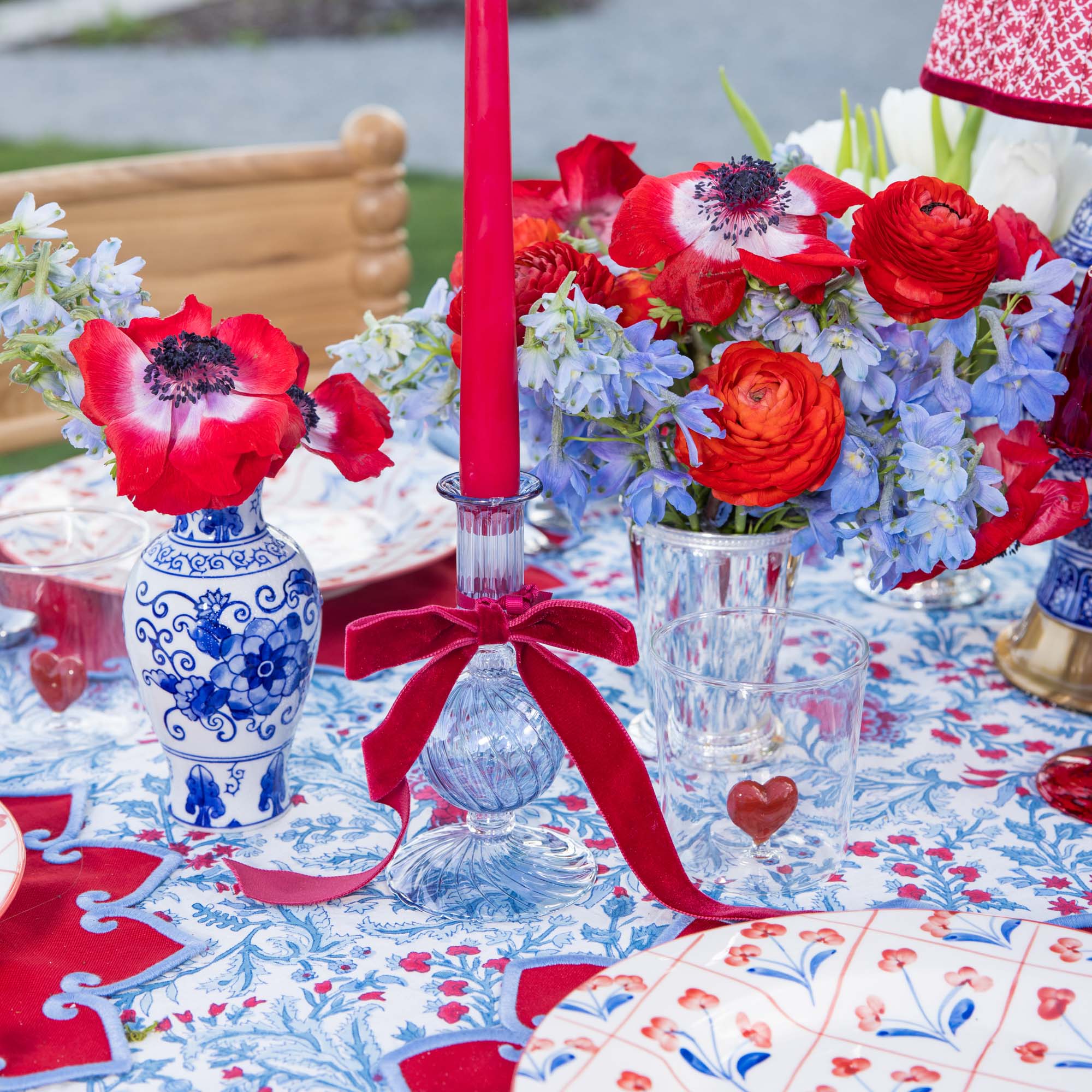 Camille Azure Candle Holder (Pair) - Image 12