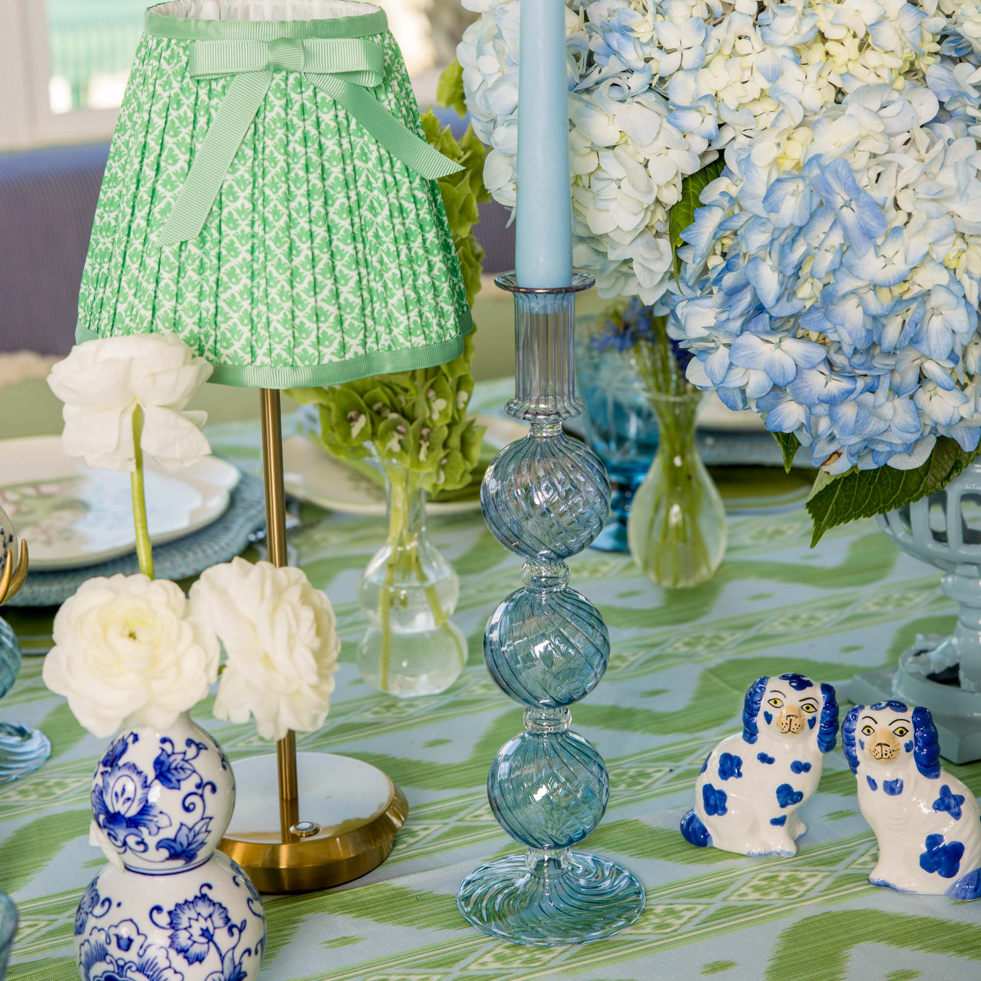 Camille Azure Candle Holder (Pair) - Image 15