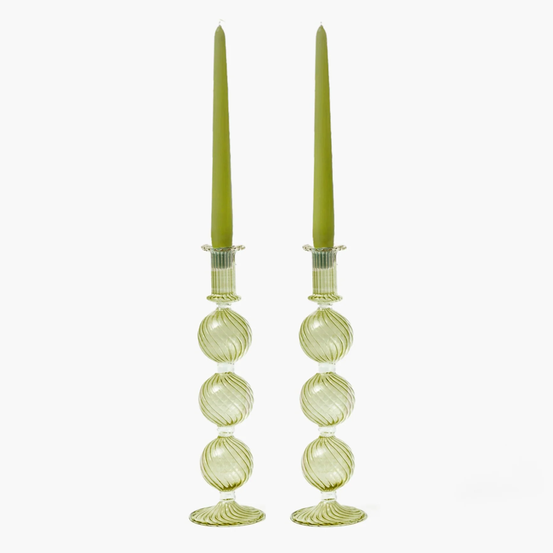 Camille Olive Candle Holder (Pair) - Image 17