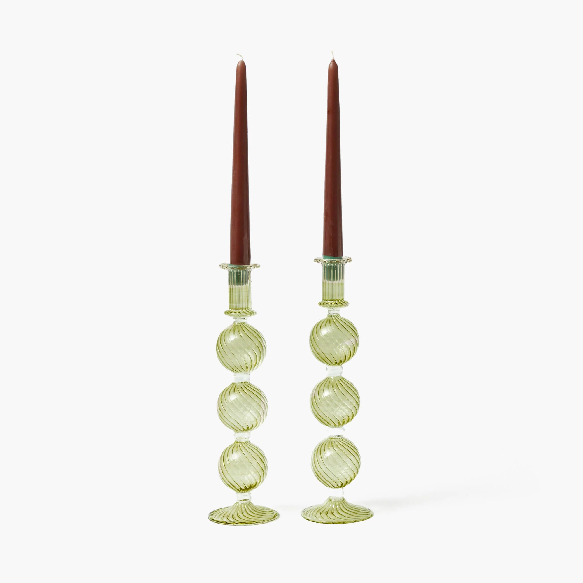 Camille Olive Candle Holder (Pair) - Image 24
