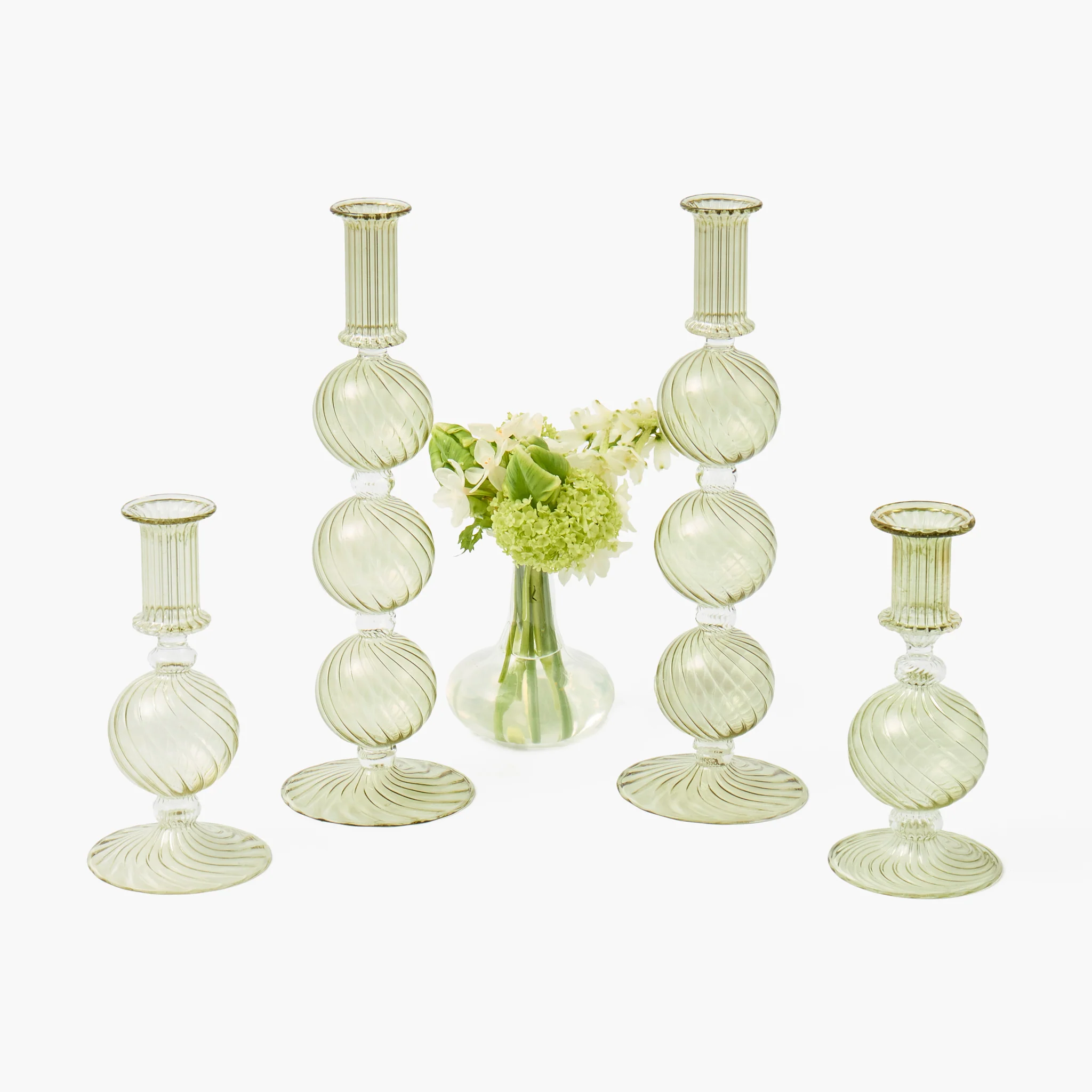 Camille Olive Candle Holder (Pair) - Image 7