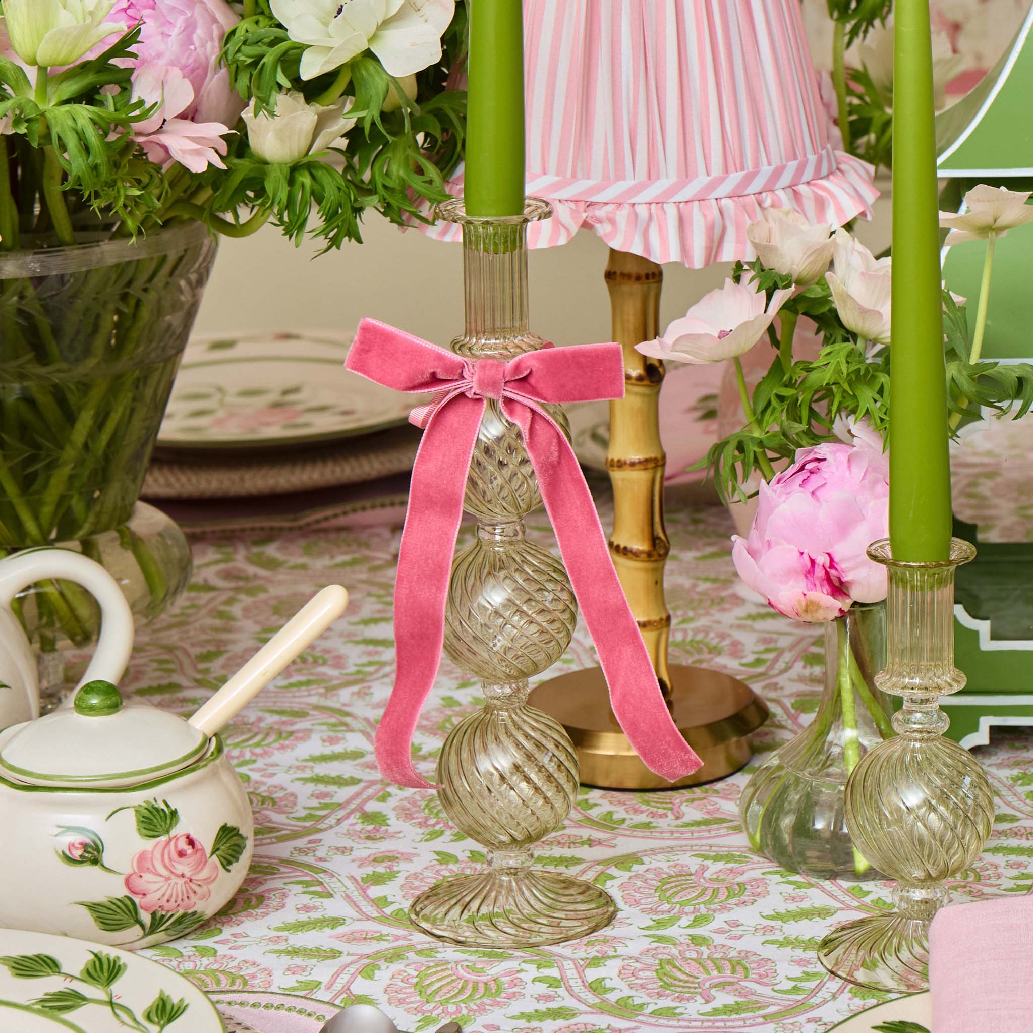 Camille Olive Candle Set (Apple Green) - Image 3