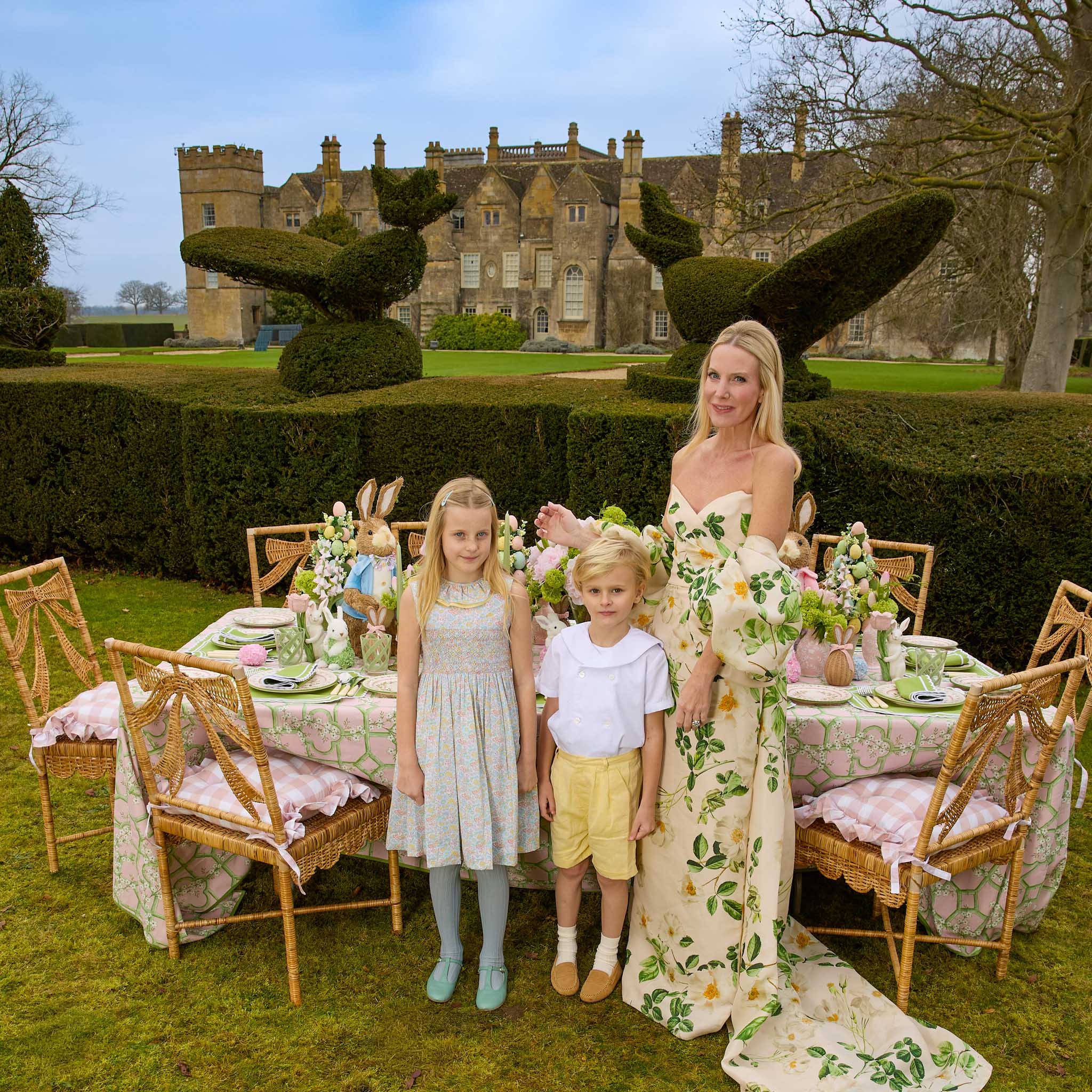 Pink Gingham Ruffle Seat Pad Cushion - Image 3