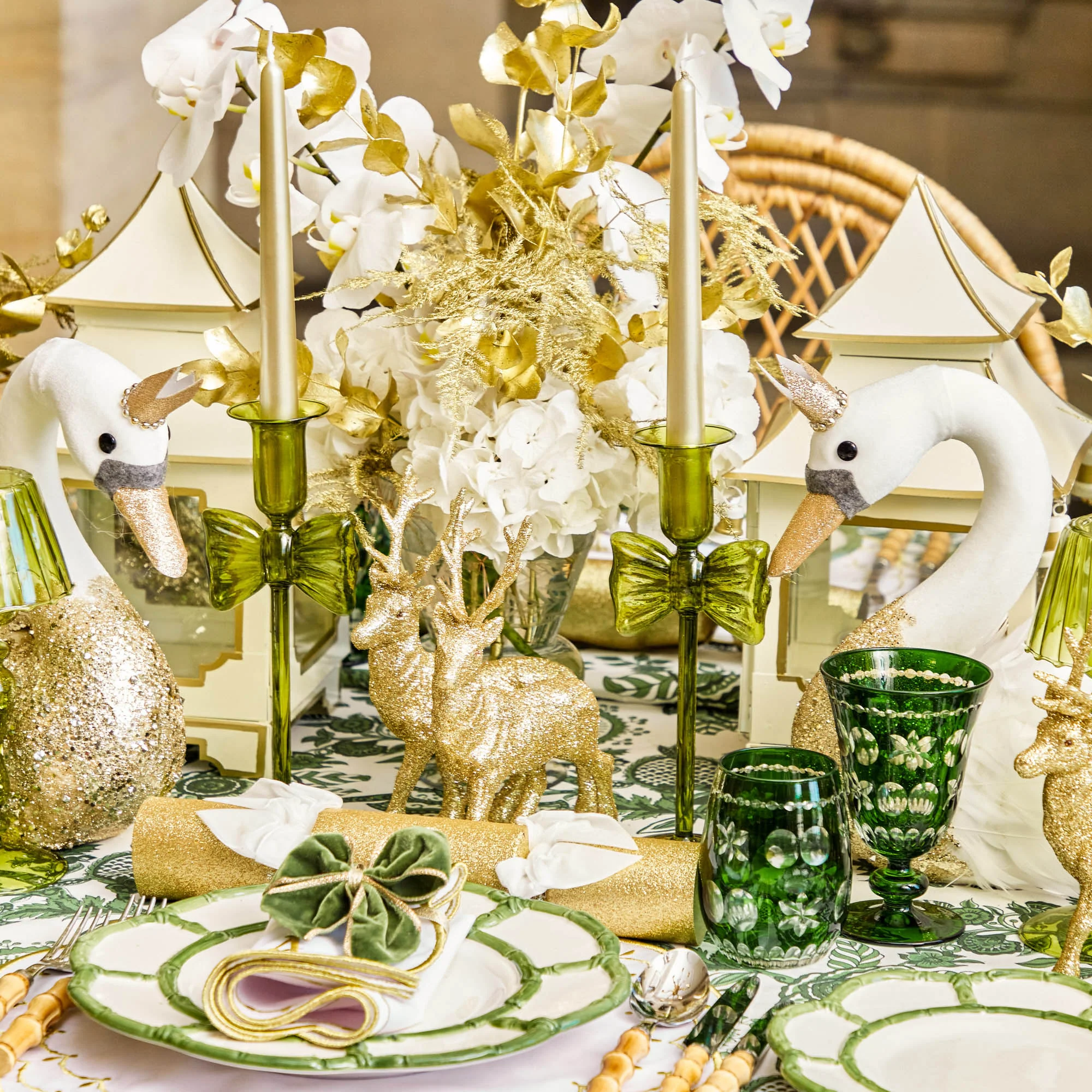 Champagne Gold Candles (Set of 8) - Image 3