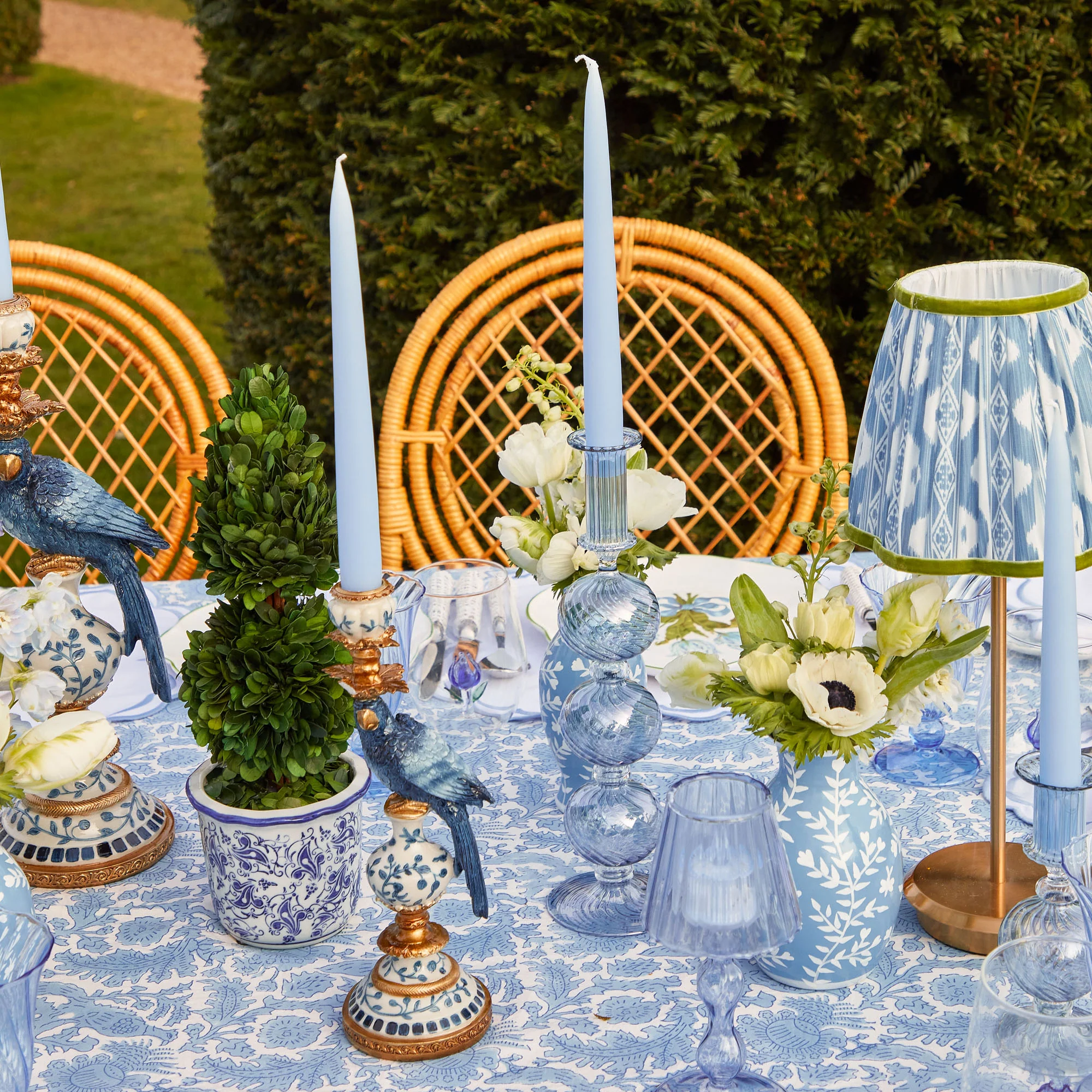 Chinoiserie Potted Boxwood Tree (Pair) - Image 10