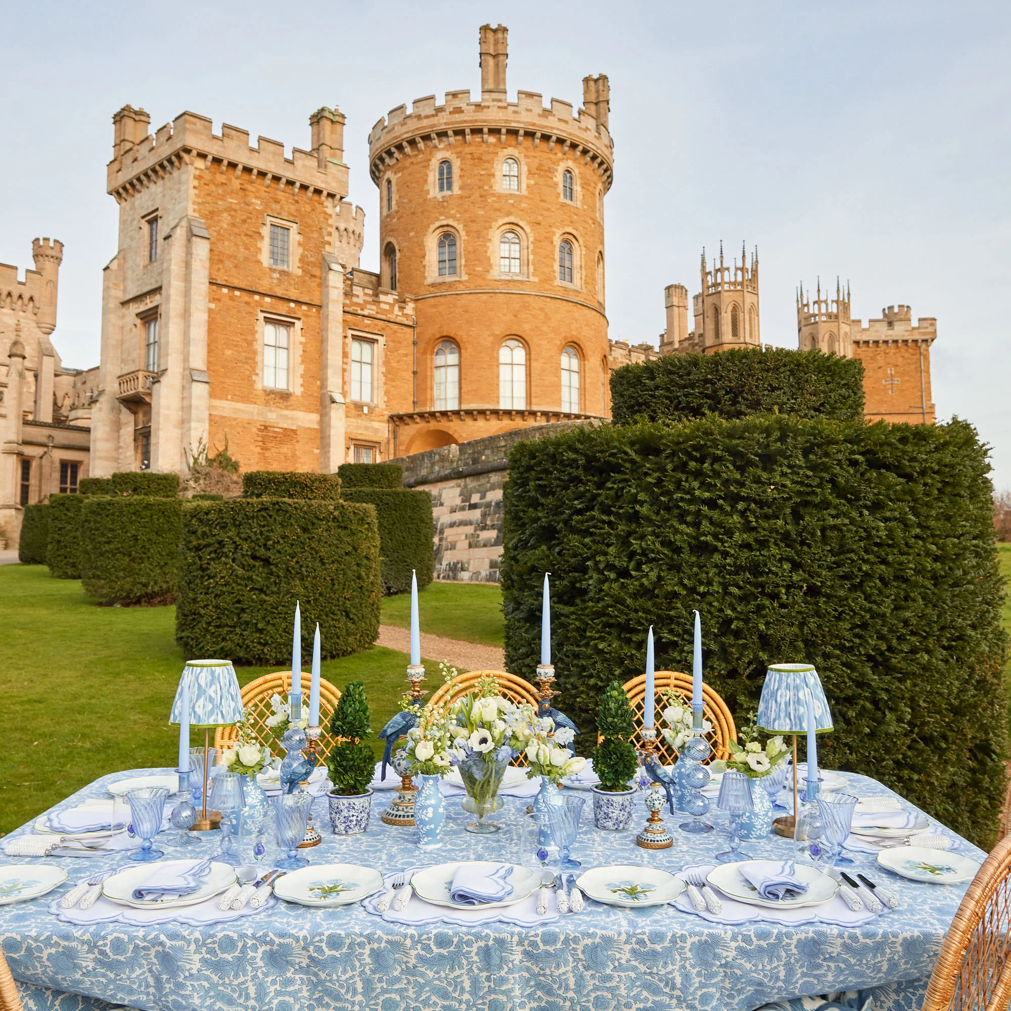 Chinoiserie Potted Boxwood Tree (Pair) - Image 11