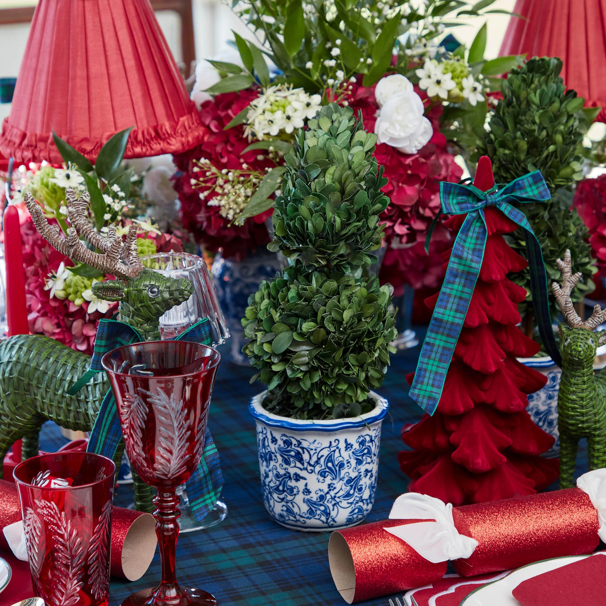 Chinoiserie Potted Boxwood Tree (Pair) - Image 5