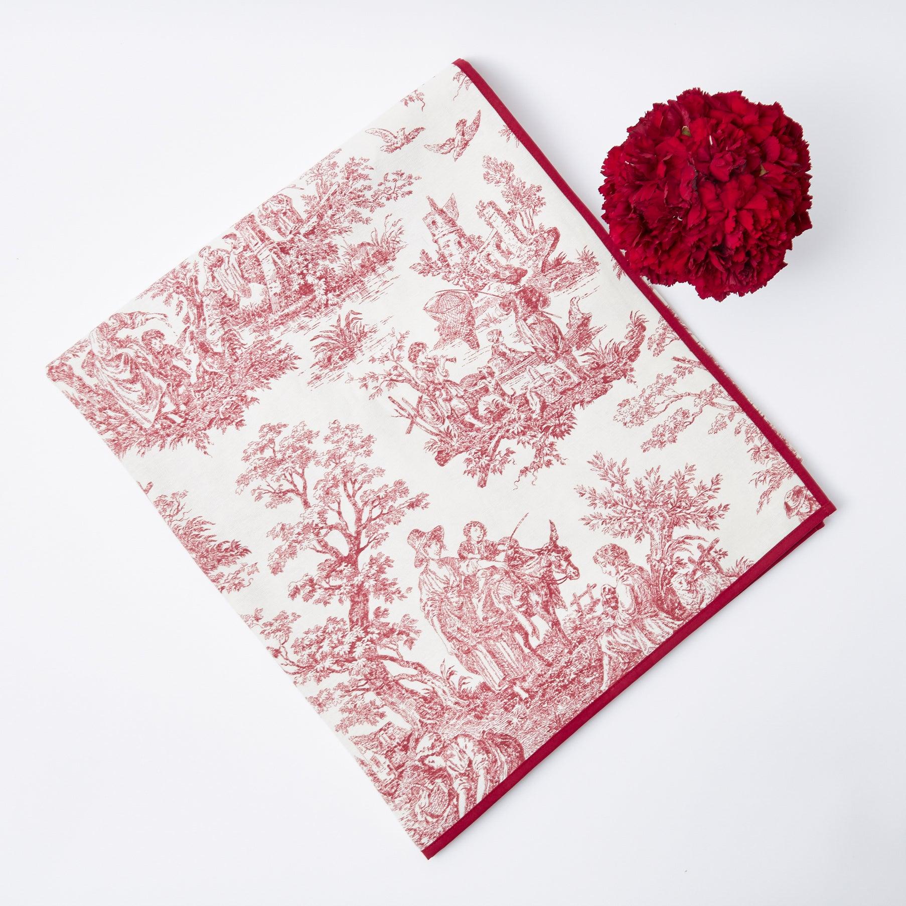 Claudette Toile Tablecloth - Image 13