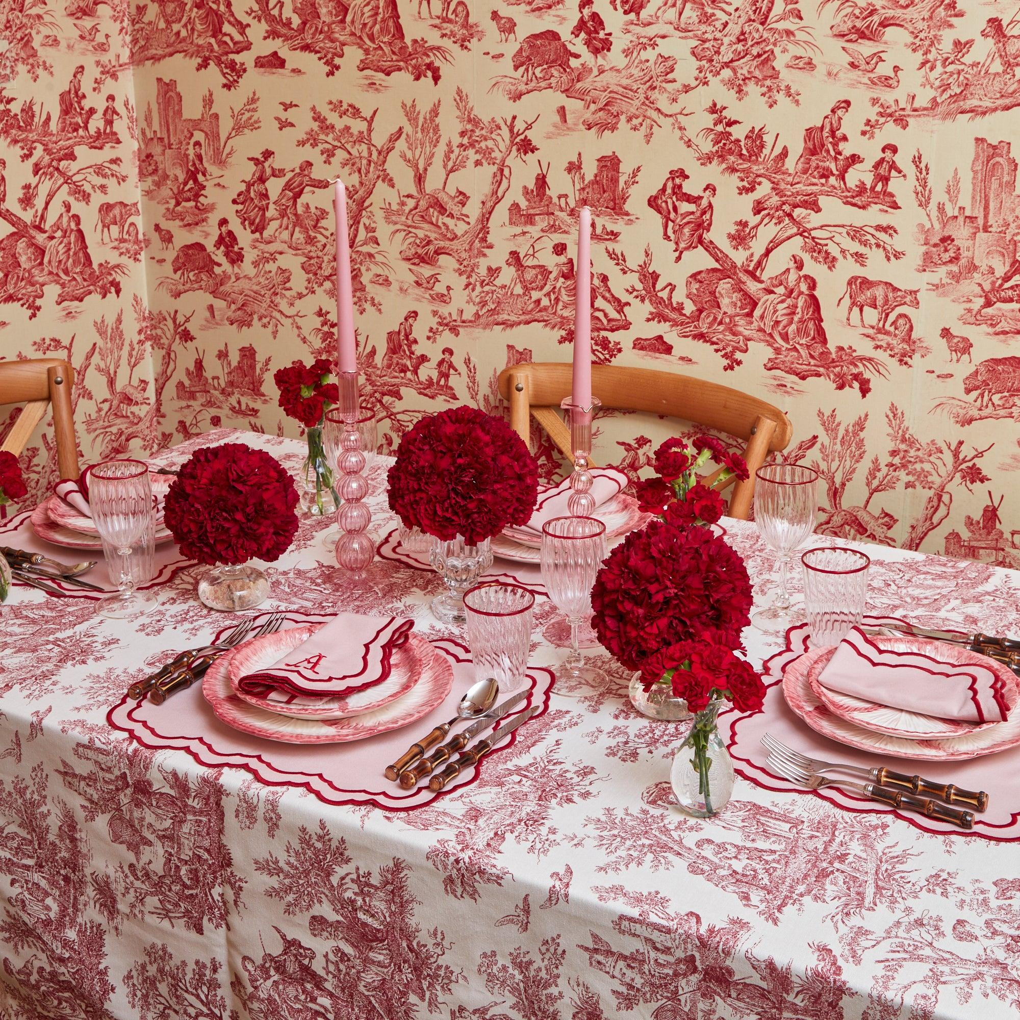 Claudette Toile Tablecloth - Image 17