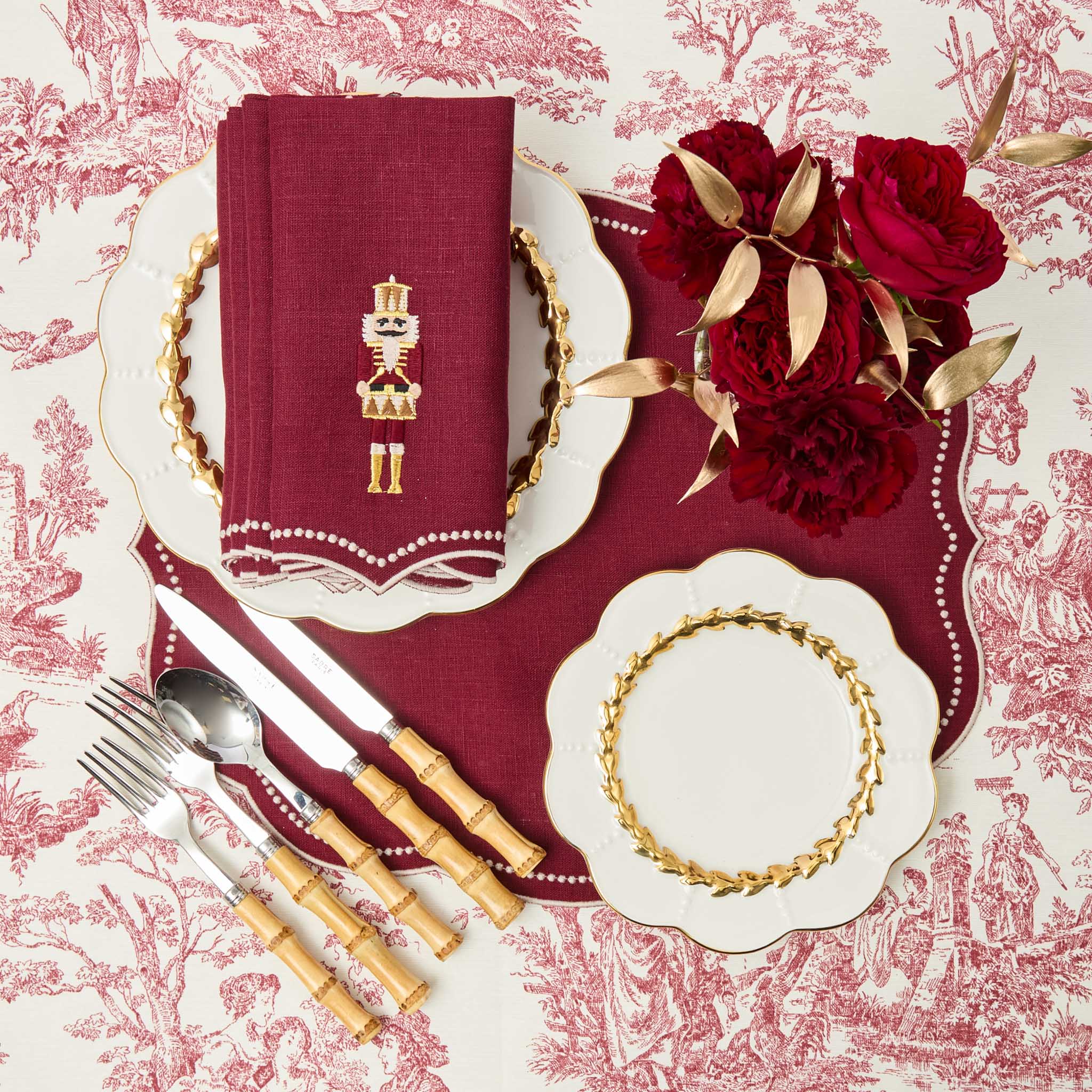 Claudette Toile Tablecloth - Image 9