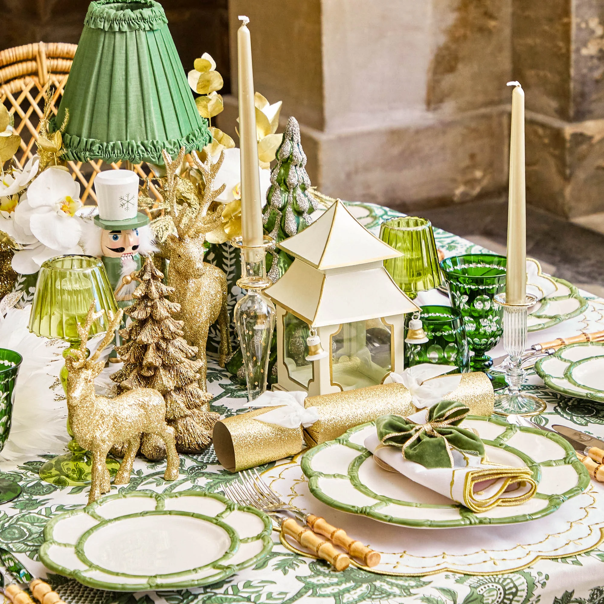 Joy Gold Fluted Candle Holder (Pair) - Image 3