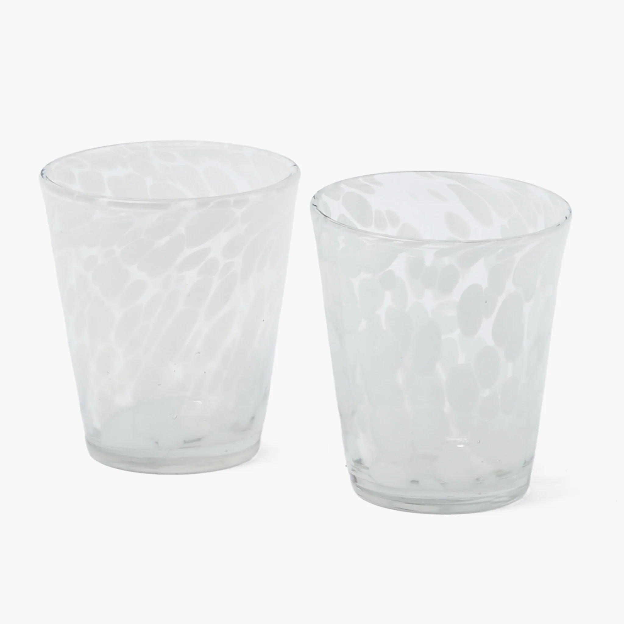 Dappled White Glasses (Set of 4) - Image 14