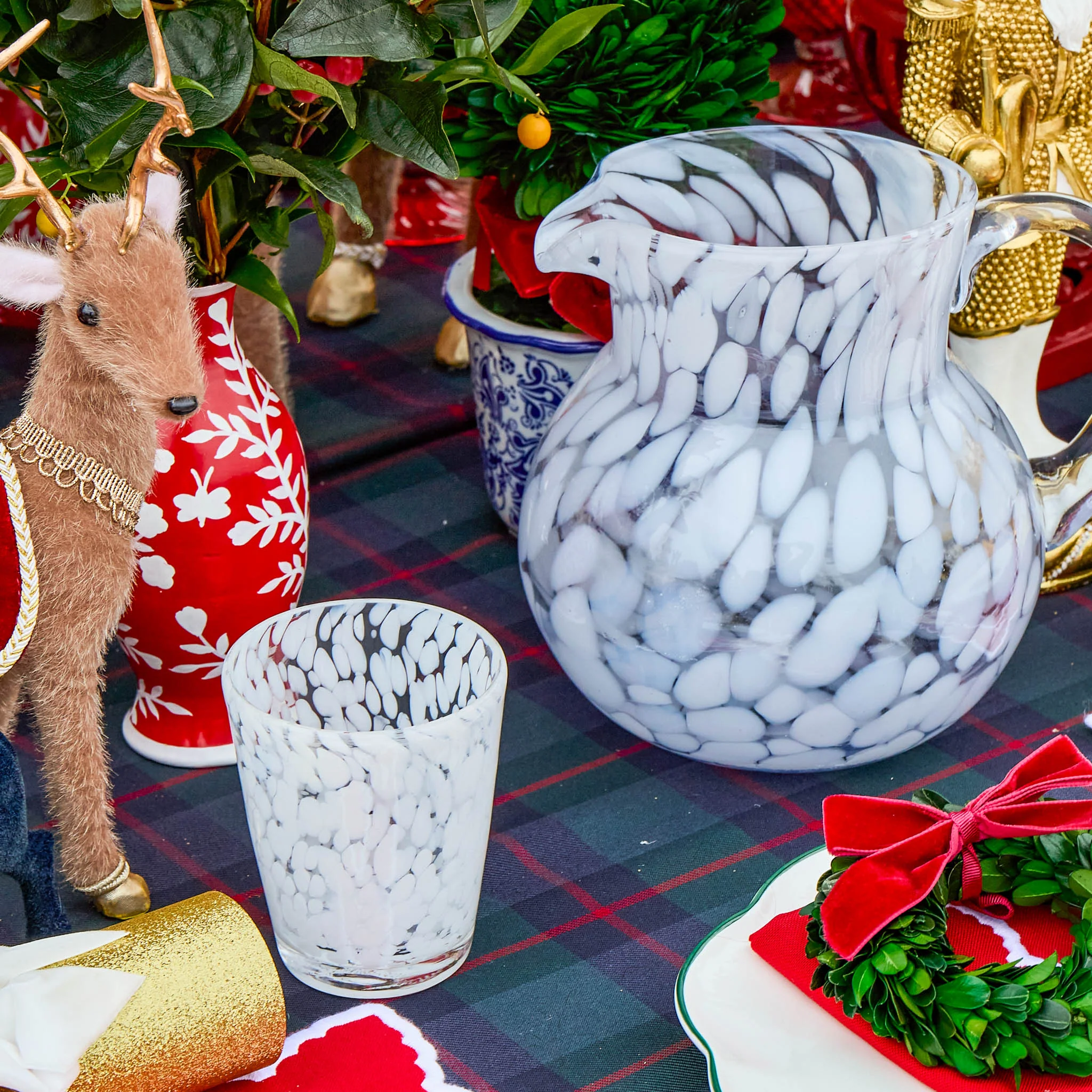 Dappled White Glasses (Set of 4) - Image 13