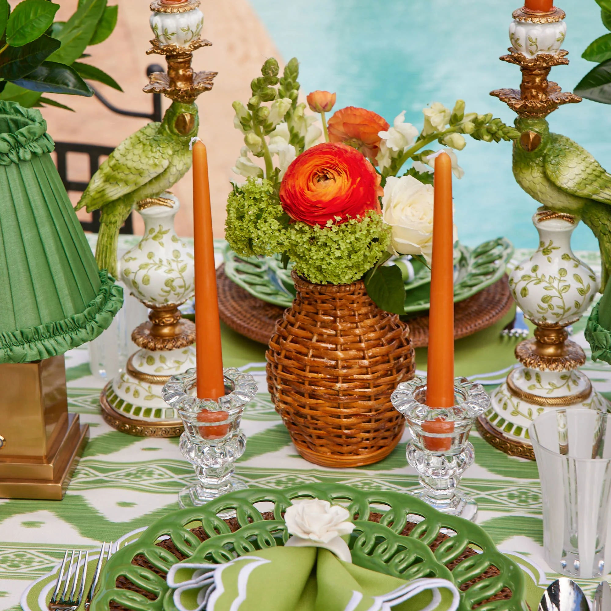 Handmade Orange Candles (Set of 8) - Image 17