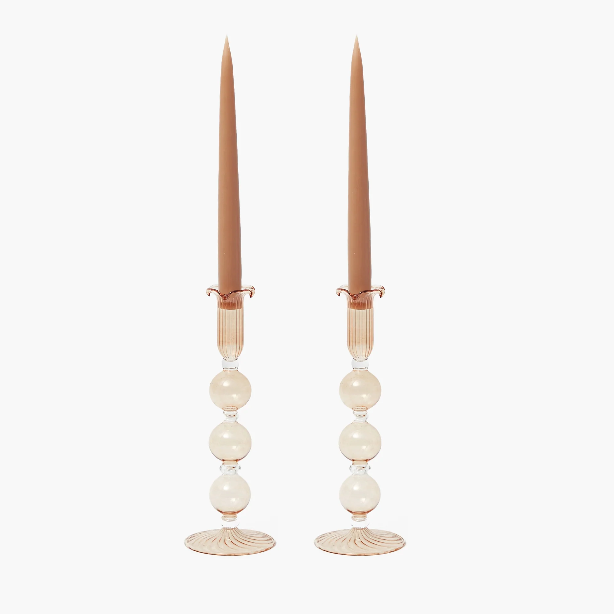 Eden Chestnut Candle Holder (Pair) - Image 14
