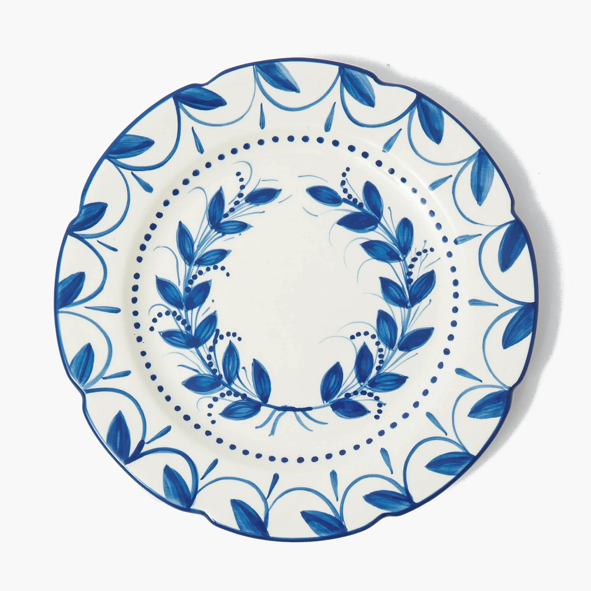 Elizabeth Blue Garland Dinner Plate - Image 8