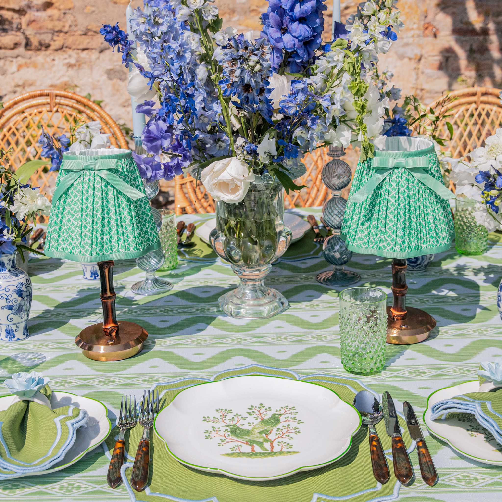 Emerald Hobnail Glasses (Set of 6) - Image 12