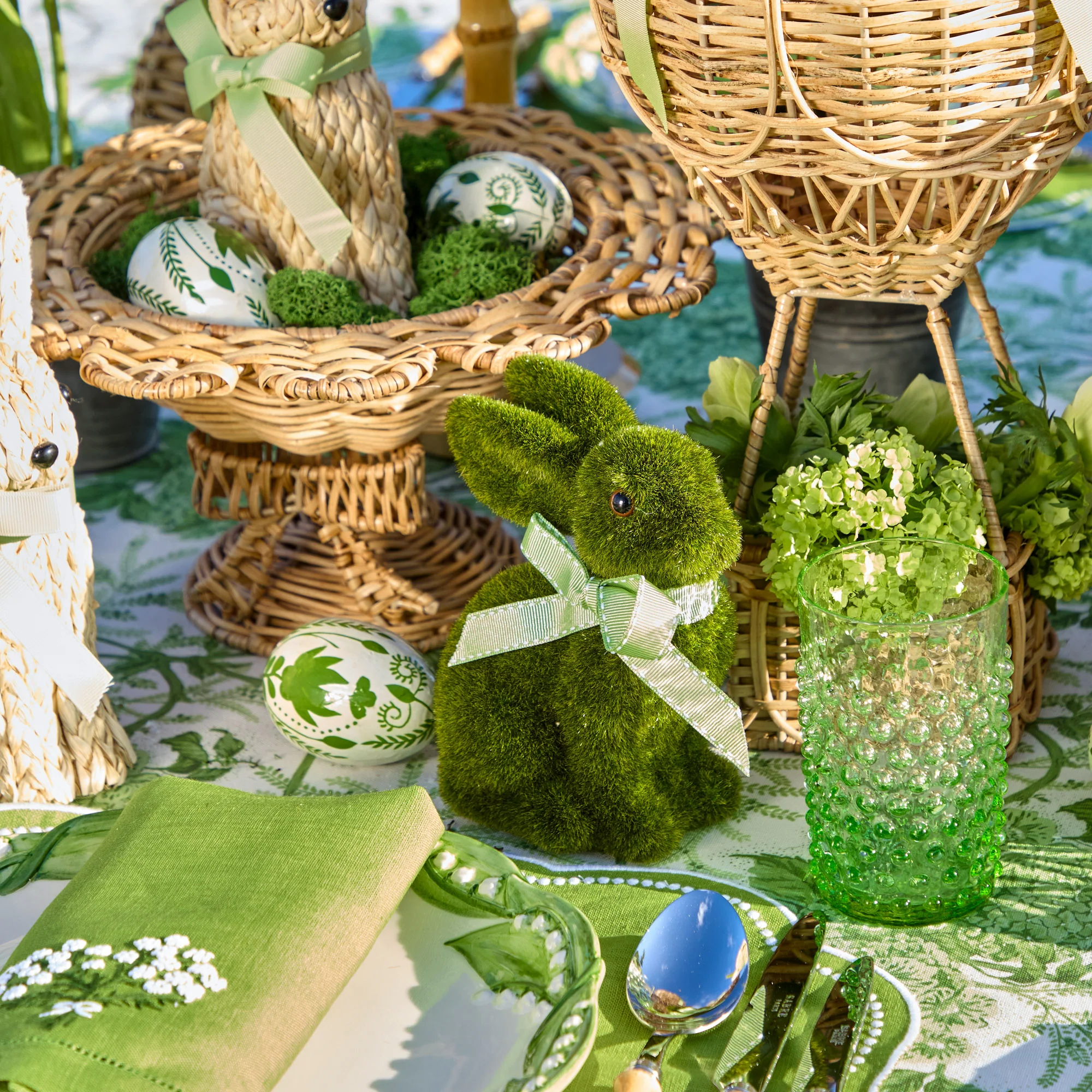 Emerald Hobnail Glasses (Set of 6) - Image 15