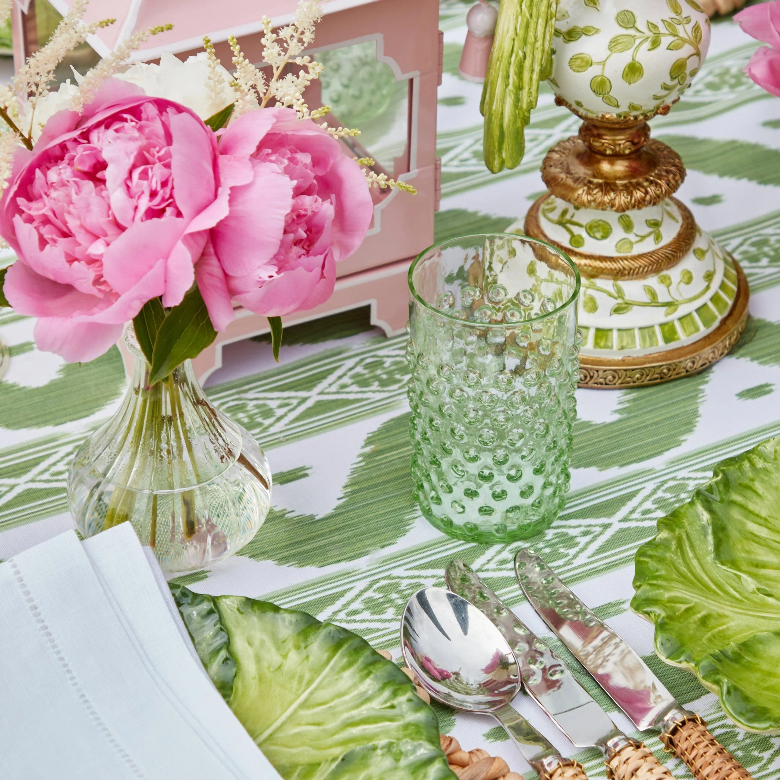 Emerald Hobnail Glasses (Set of 6) - Image 25