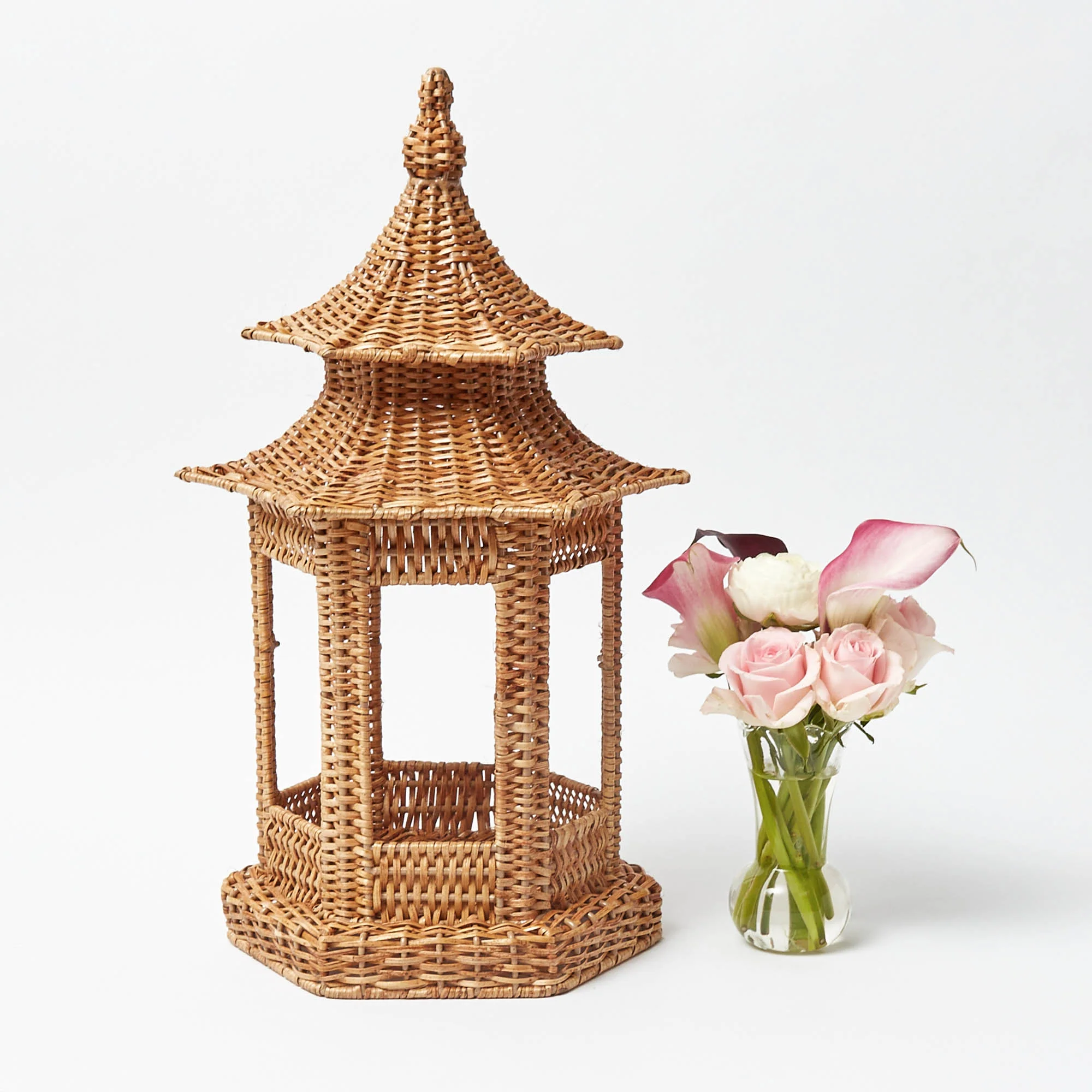 Emi Rattan Pagoda Lantern - Image 4