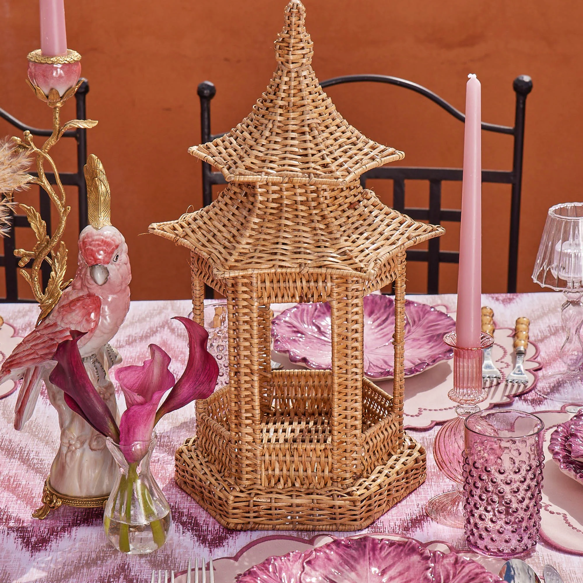 Emi Rattan Pagoda Lantern - Image 5