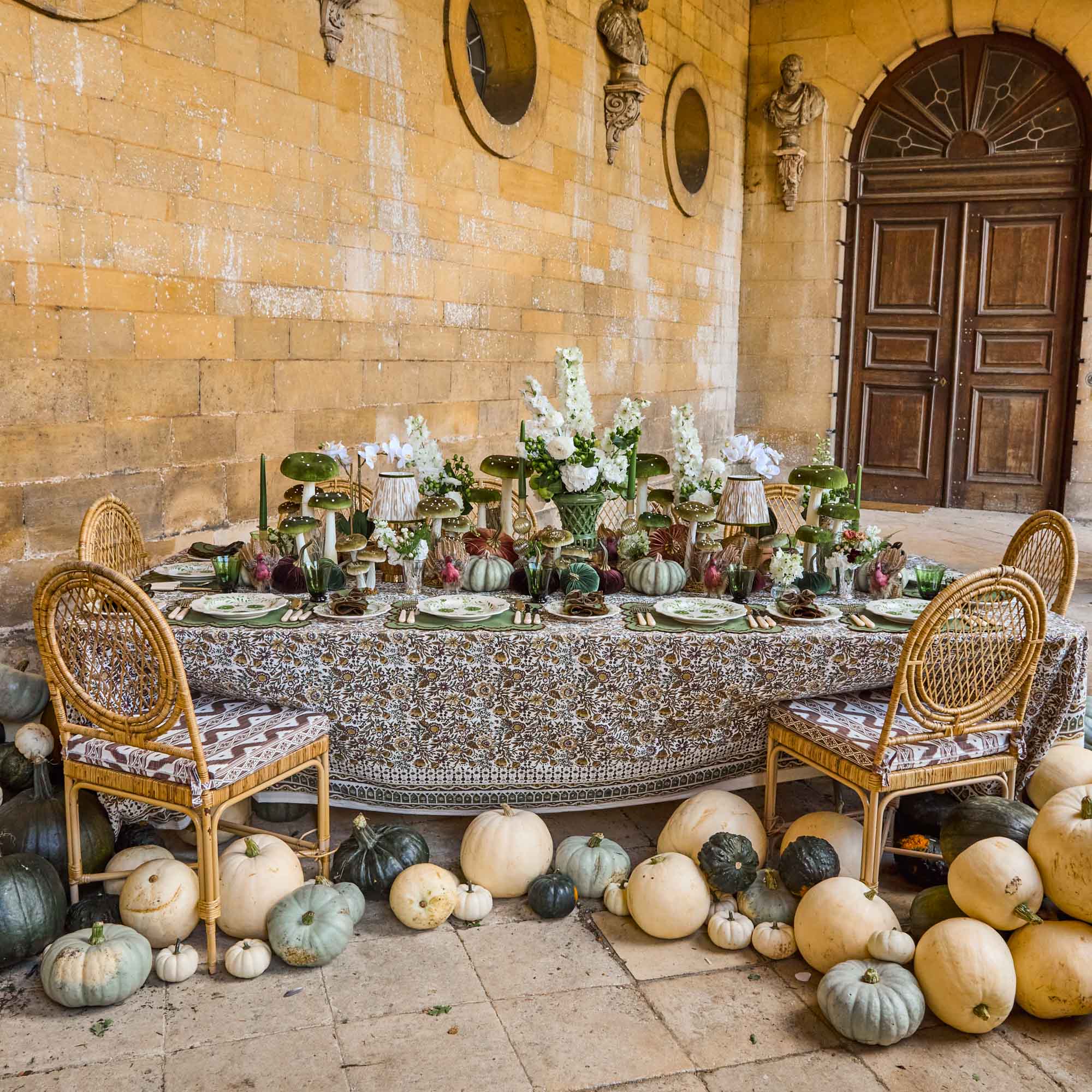 Moss Green Velvet Pumpkin (Pair) - Image 4