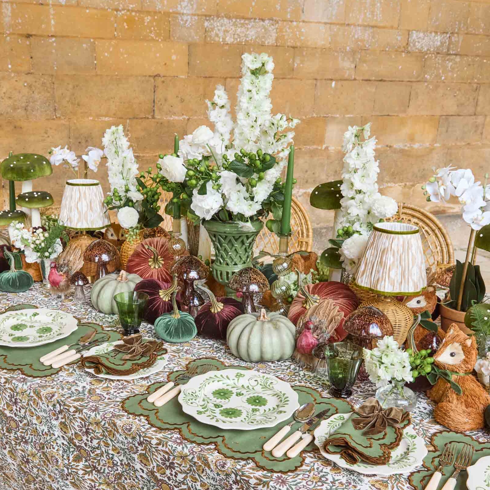 Small Camille Olive Candle Holder (Pair) - Image 32