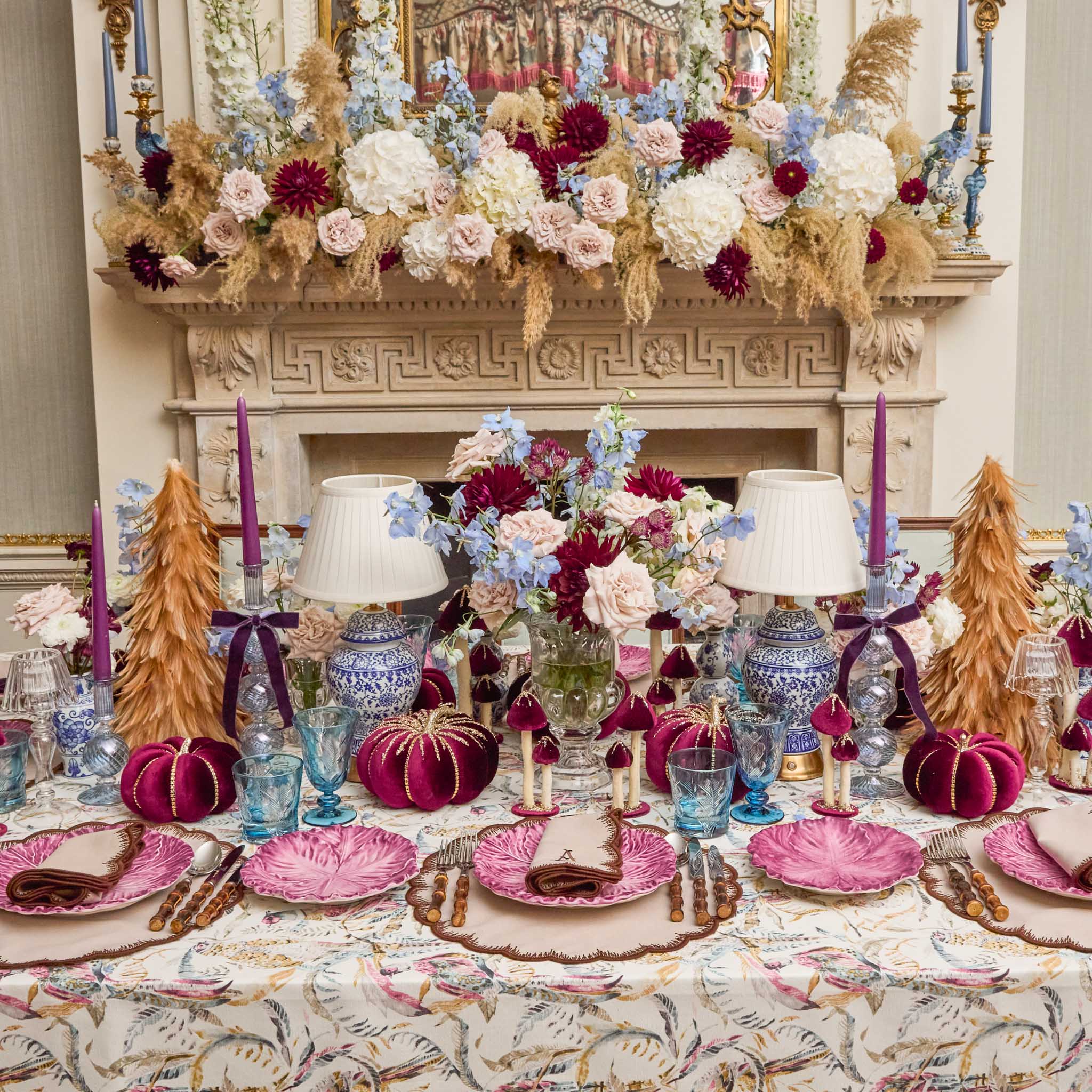 Camille Azure Candle Holder (Pair) - Image 3