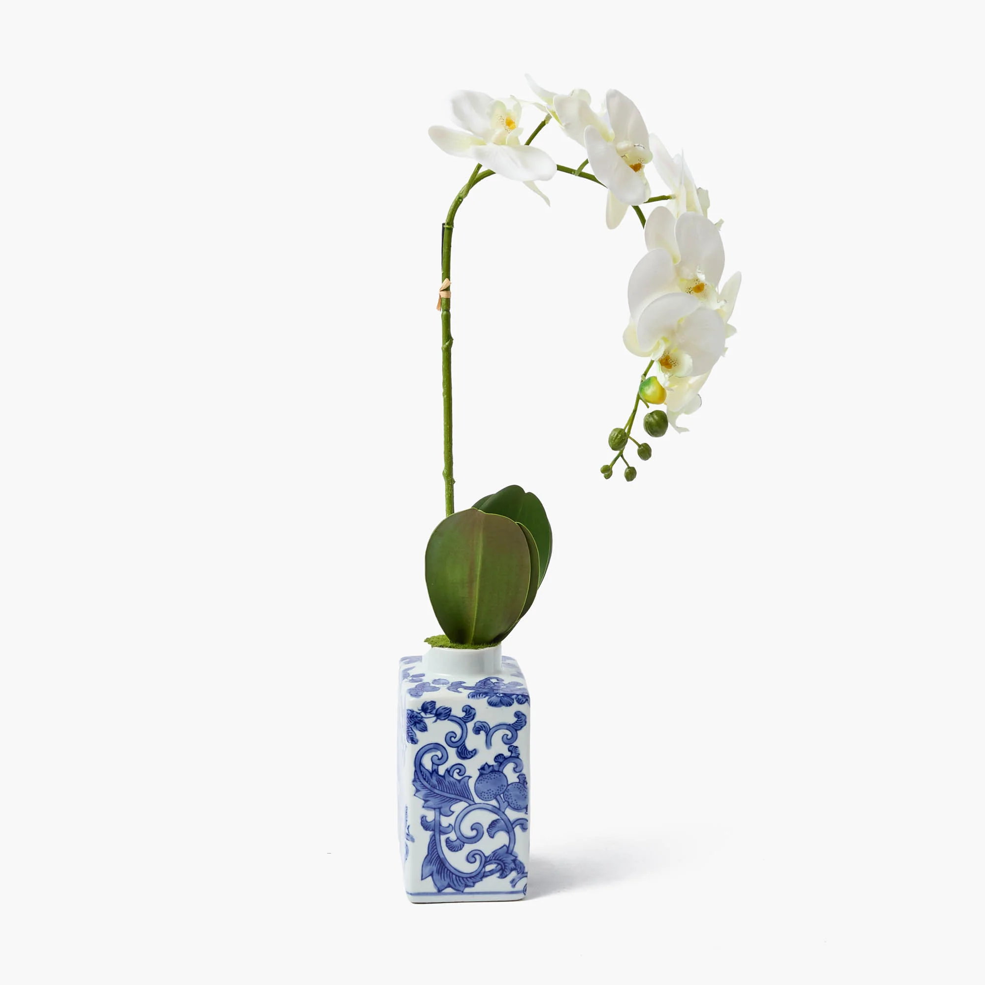 Faux Orchid in Chinoiserie Vase - Image 10