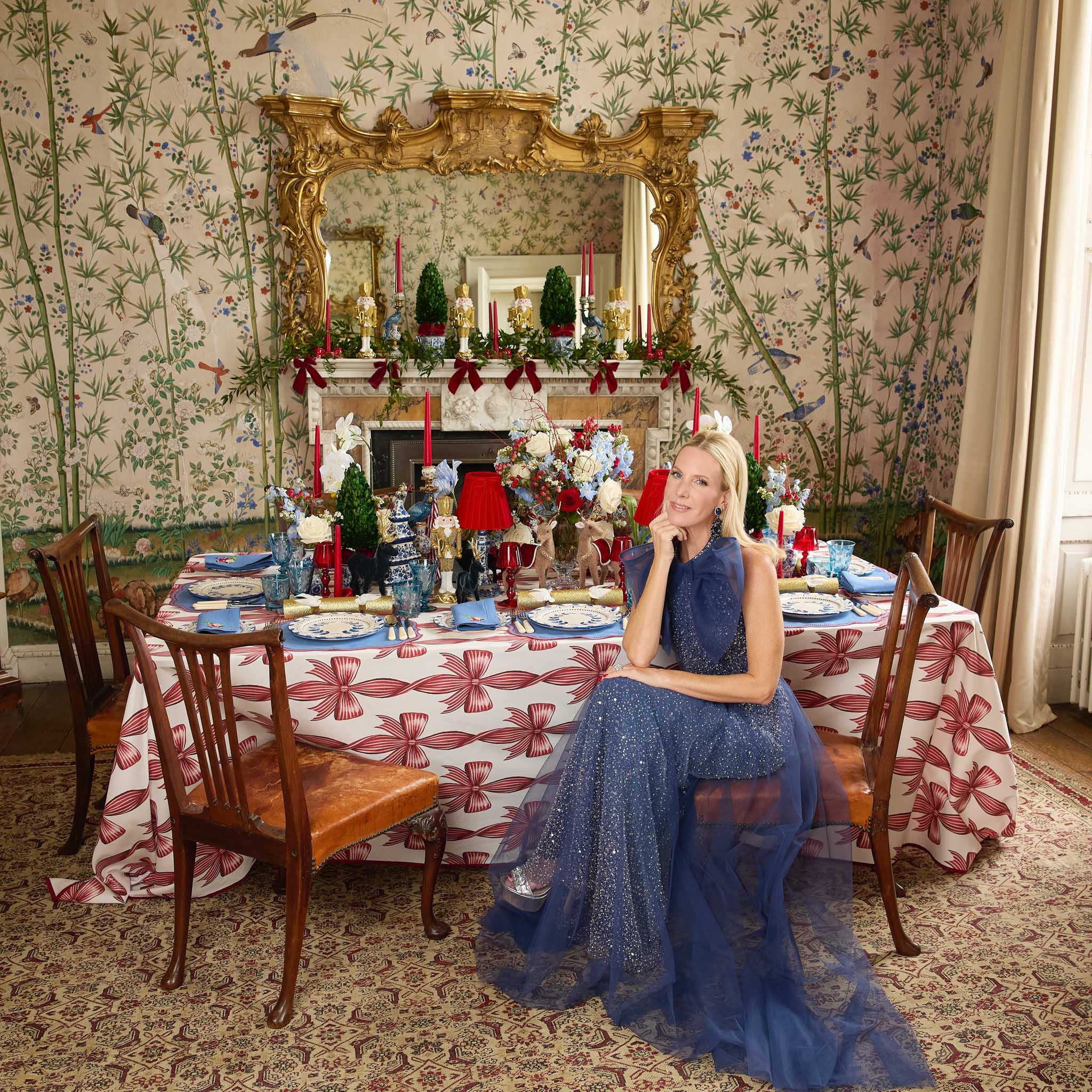 Faux Orchid in Chinoiserie Vase - Image 3