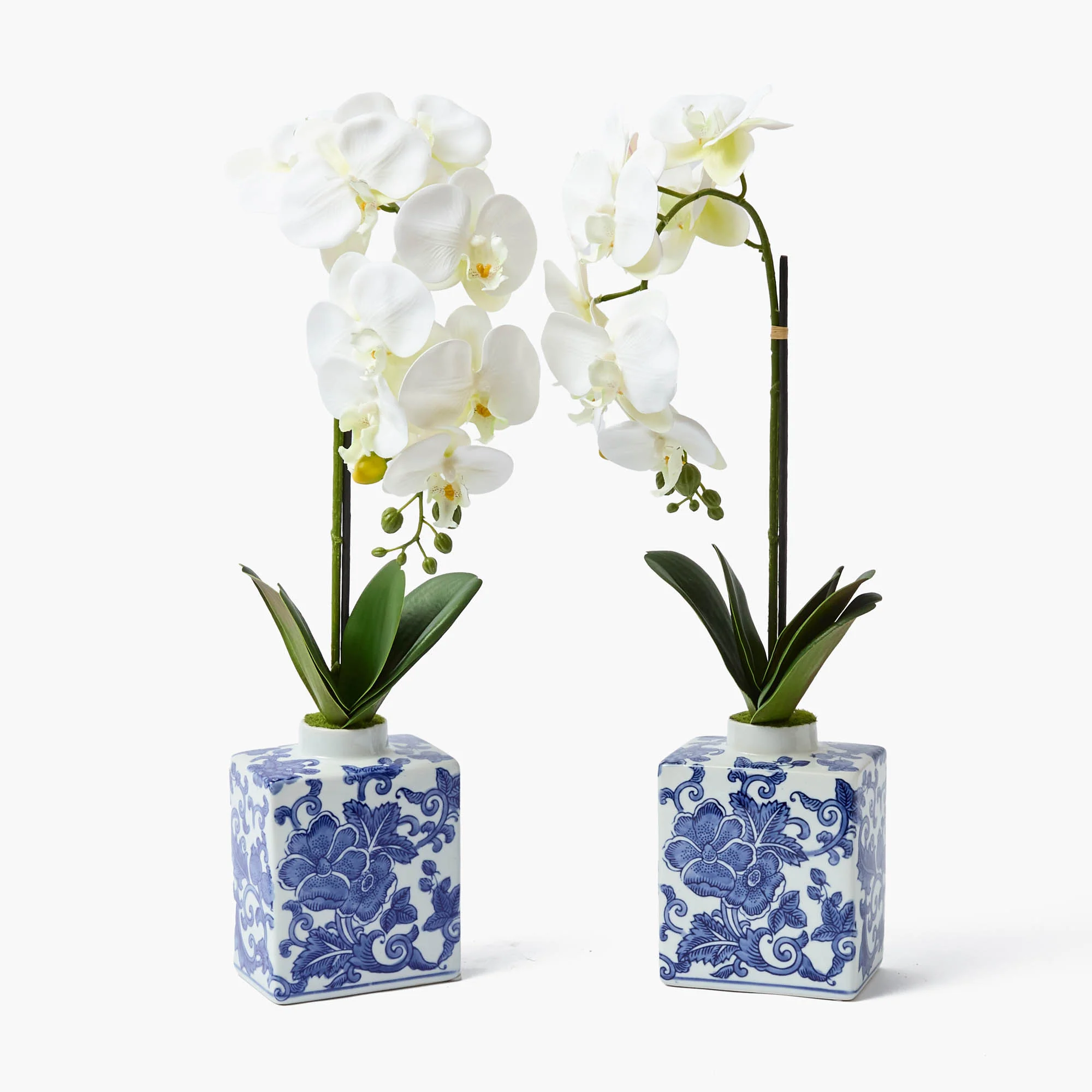 Faux Orchid in Chinoiserie Vase - Image 7