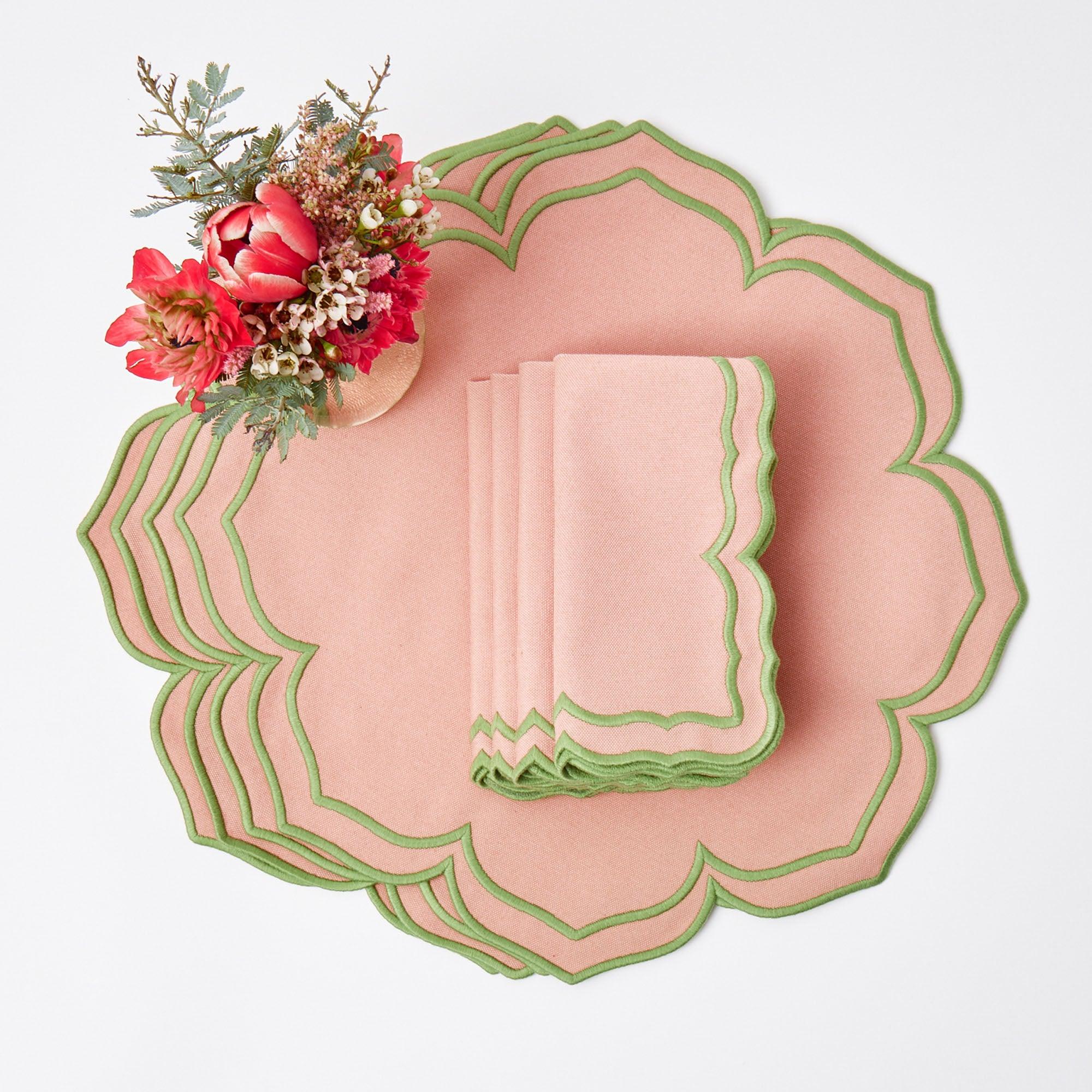 Fleur Pink Napkins (Set of 4) - Image 19
