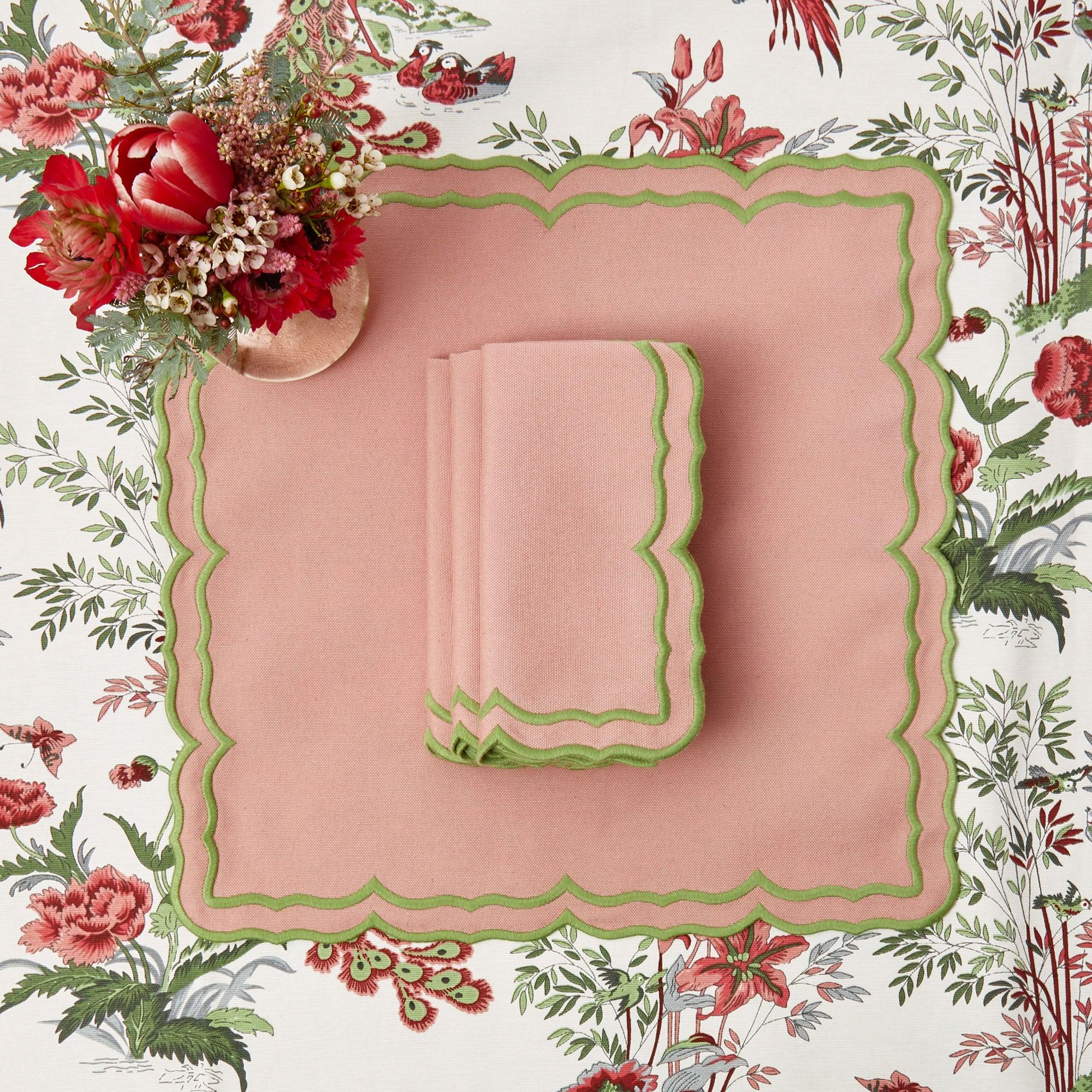 Fleur Pink Napkins (Set of 4) - Image 21