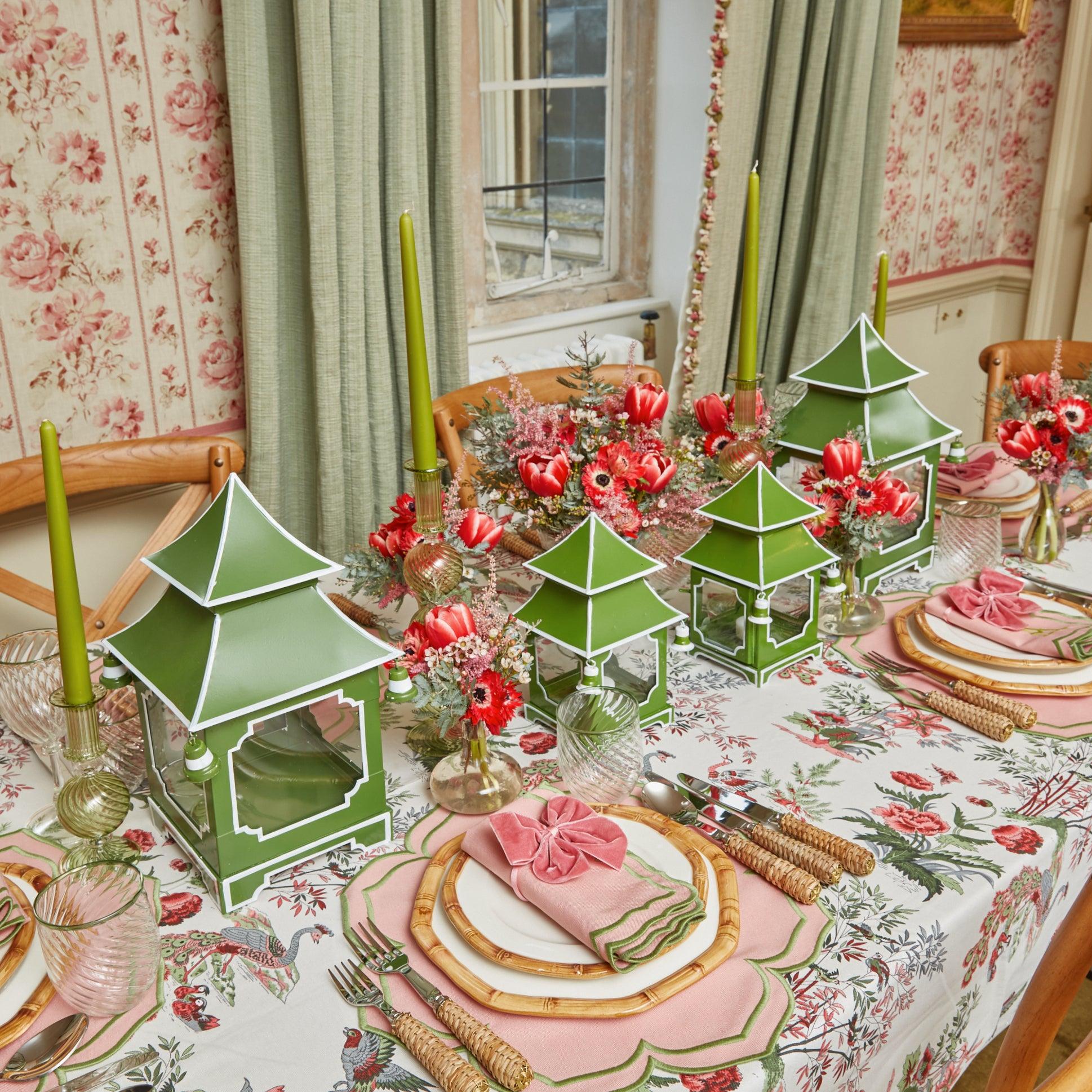 Fleur Pink Placemats & Napkins (Set of 4) - Image 22