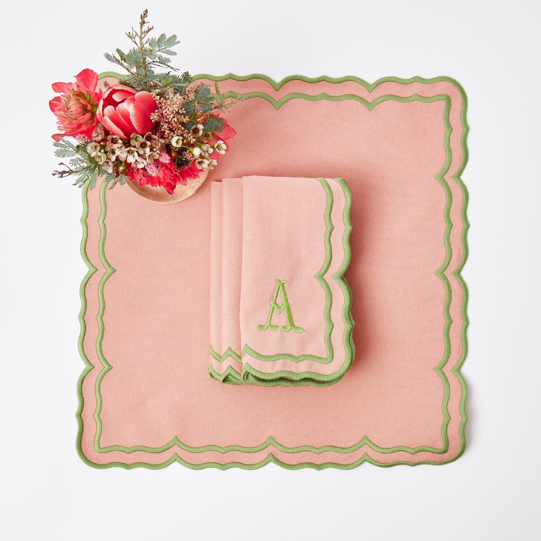 Fleur Pink Placemats & Napkins (Set of 4) - Image 25