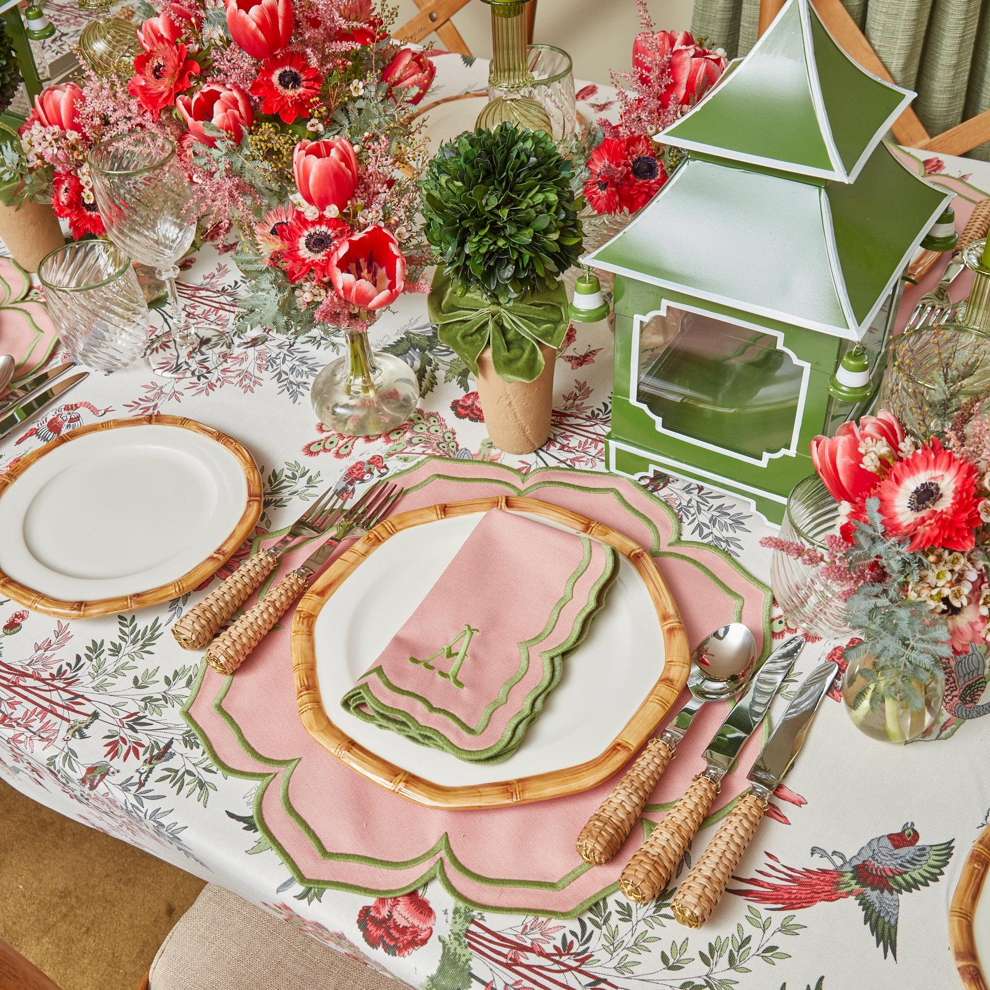 Fleur Pink Placemats & Napkins (Set of 4) - Image 27