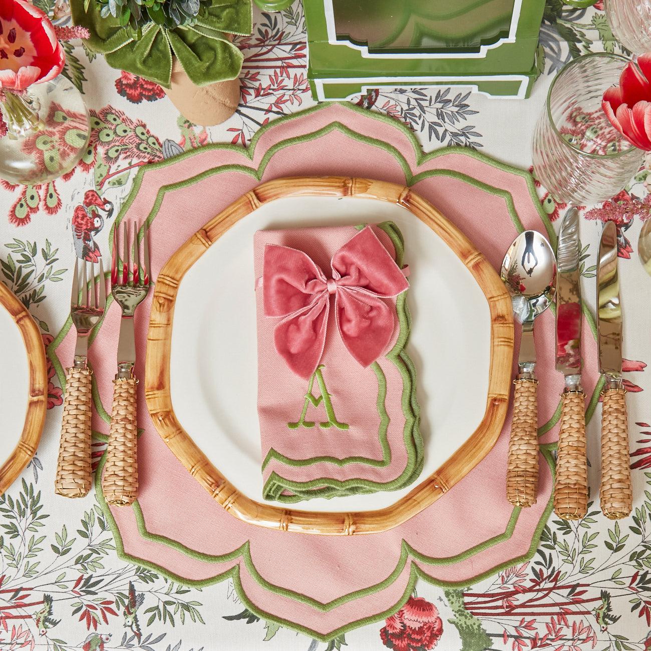 Fleur Pink Placemats (Set of 4) - Image 10