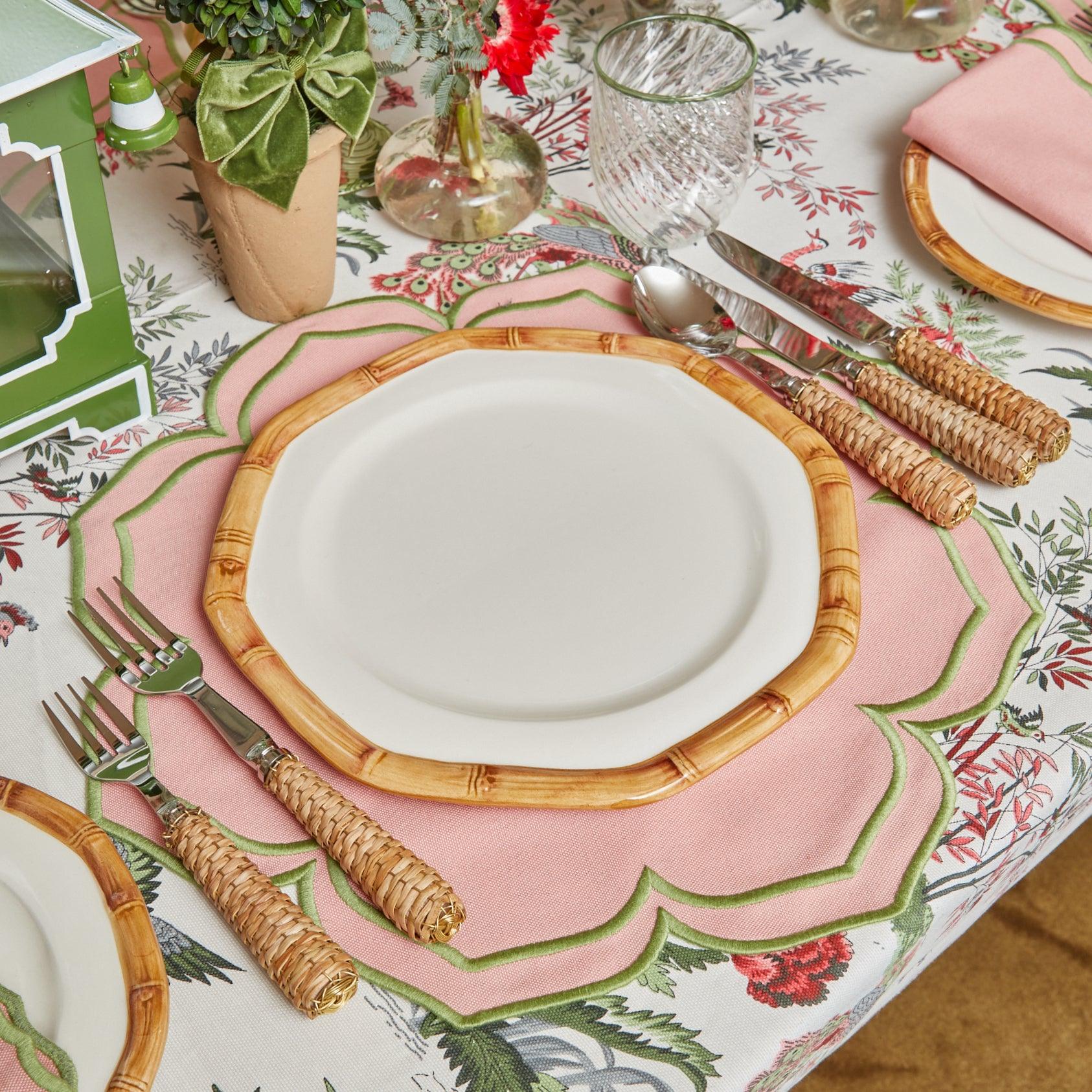 Fleur Pink Placemats (Set of 4) - Image 7