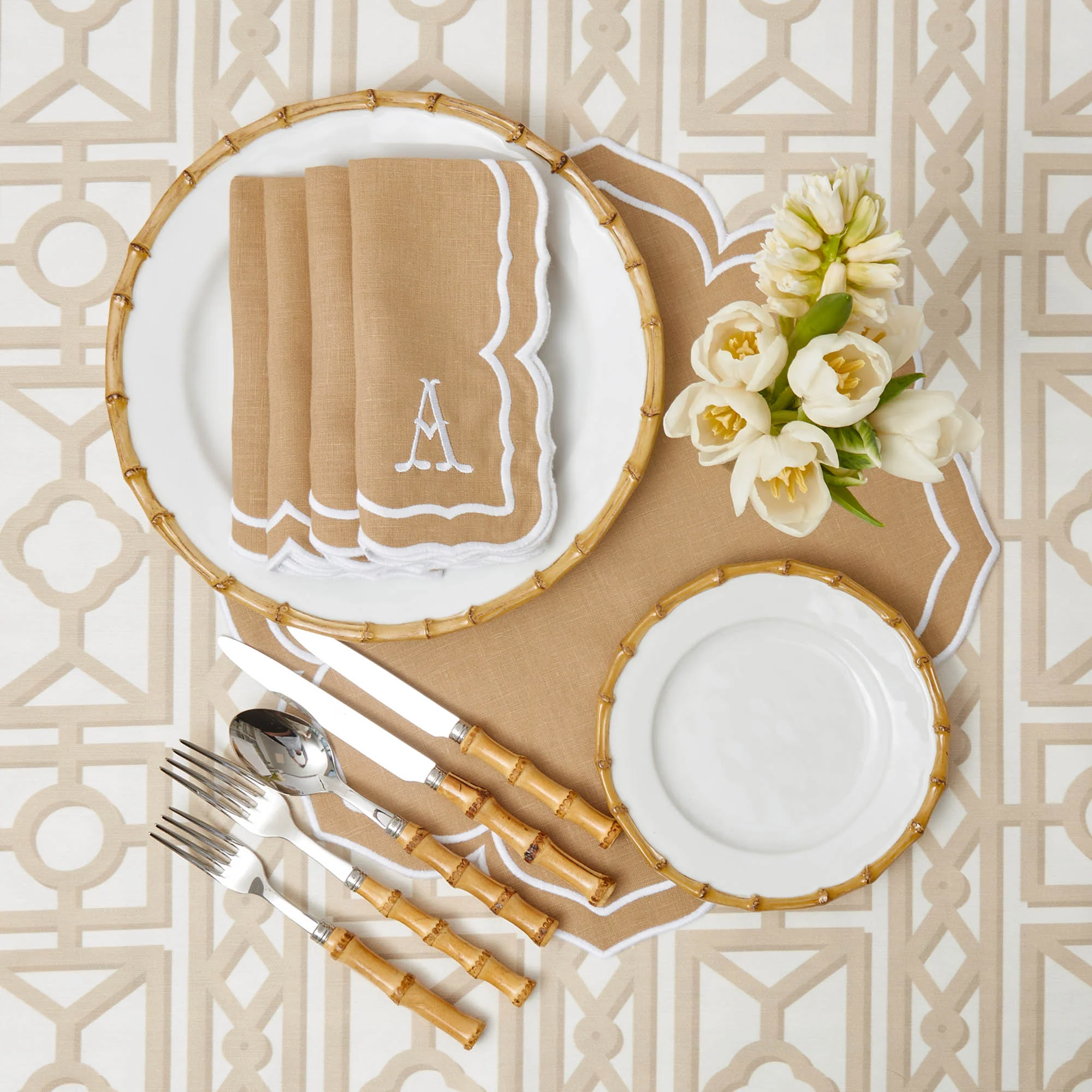 Fleur Sand Napkins (Set of 4) - Image 6