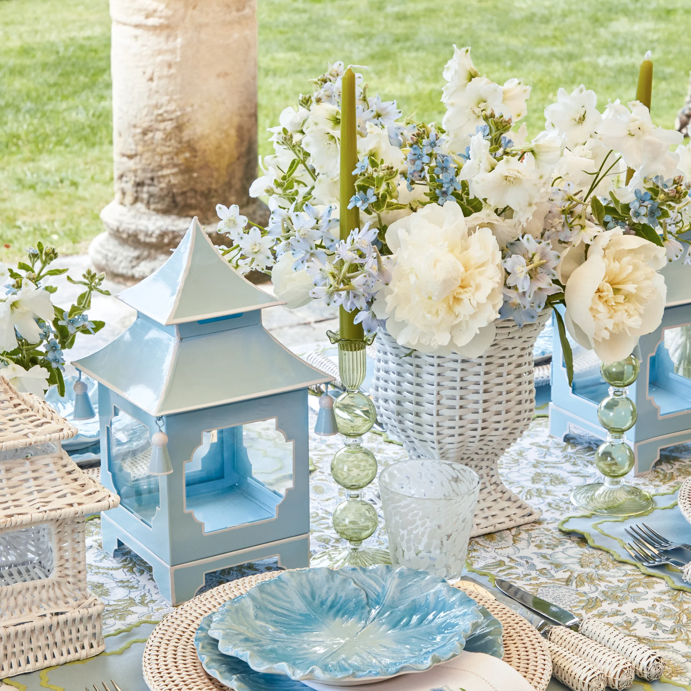 Eden Green Candle Holders (Pair) - Image 35