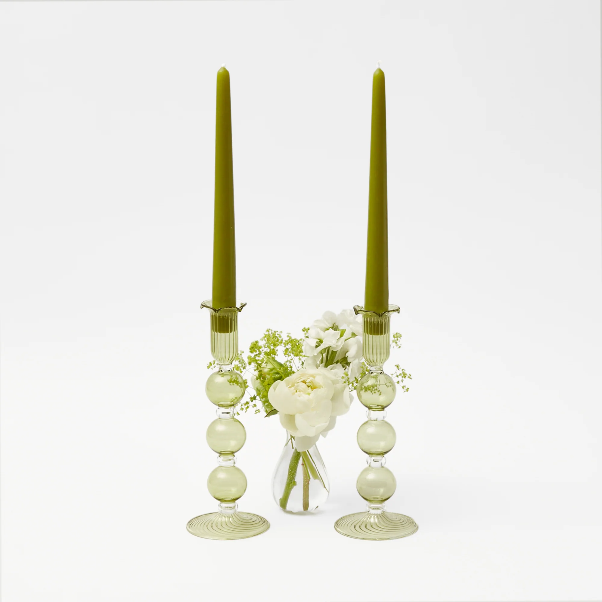Eden Green Candle Holders (Pair) - Image 36