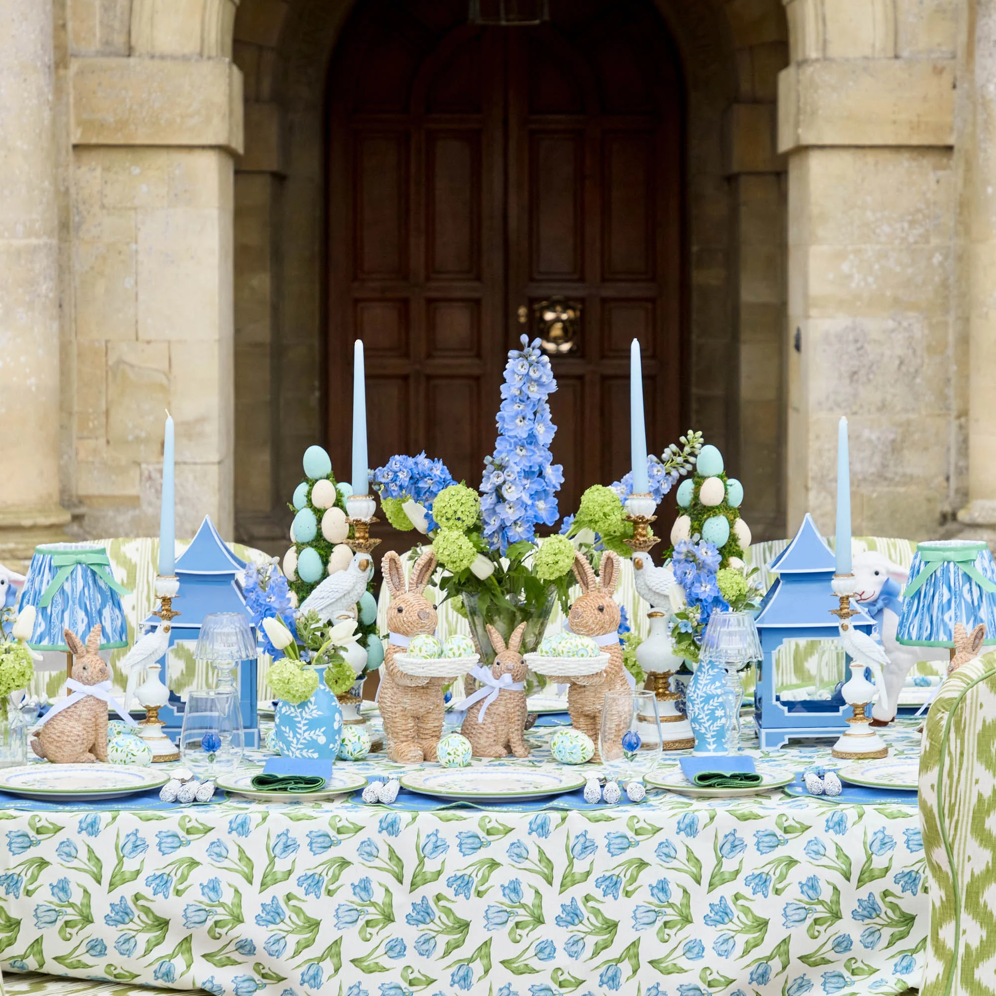 Glass Lantern Tea Light Holder (Pair) - 24cm - Image 24