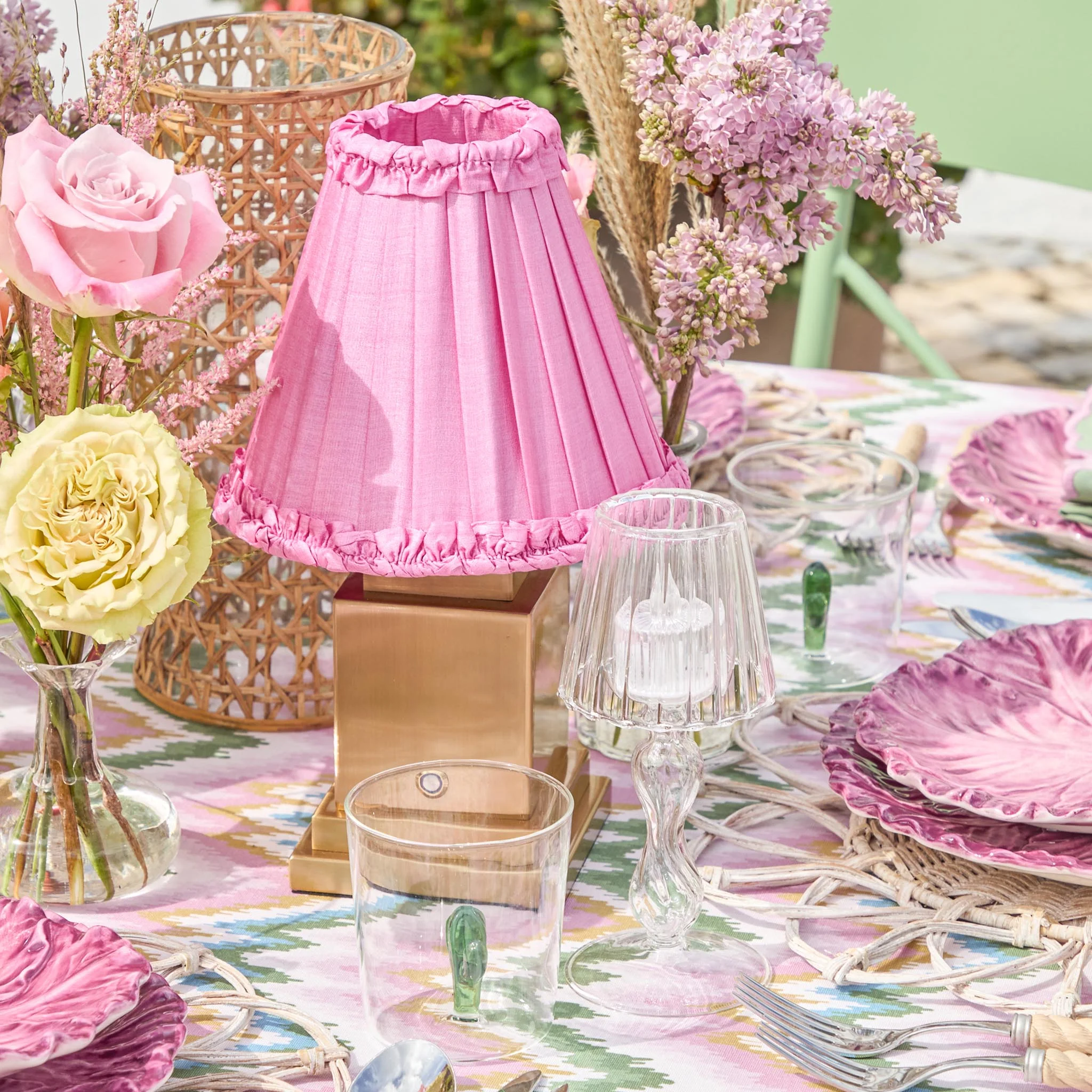 Glass Lantern Tea Light Holder (Pair) - 18cm - Image 15